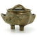 A Bronze Tripod Censer - 2