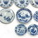 A Diverse lot of Blue and White Decor Plates - 4