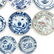 A Diverse lot of Blue and White Decor Plates - 5