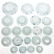 A Diverse lot of Blue and White Decor Plates - 6