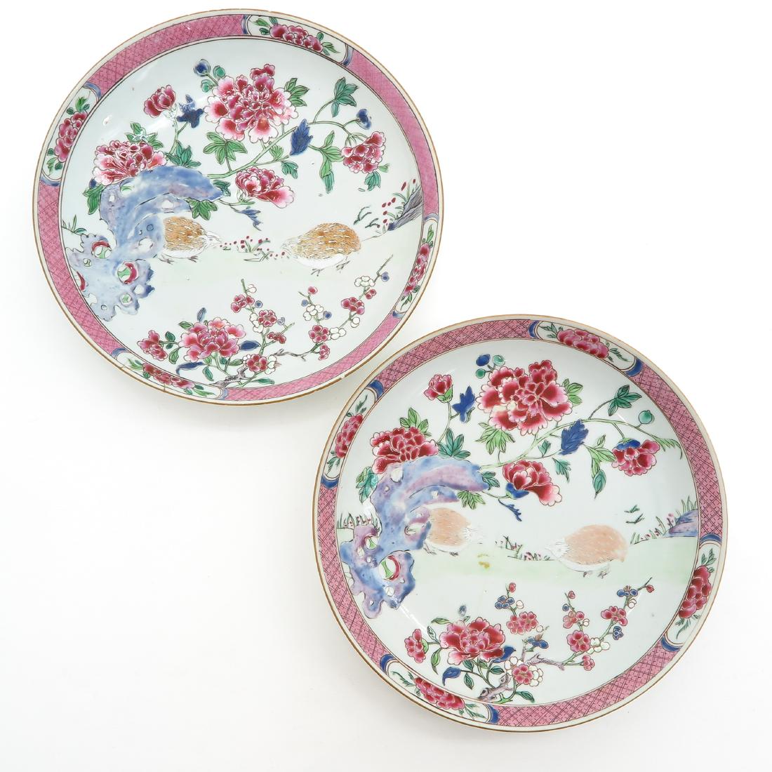 Two Polychrome Decor Plates (1 of 4)