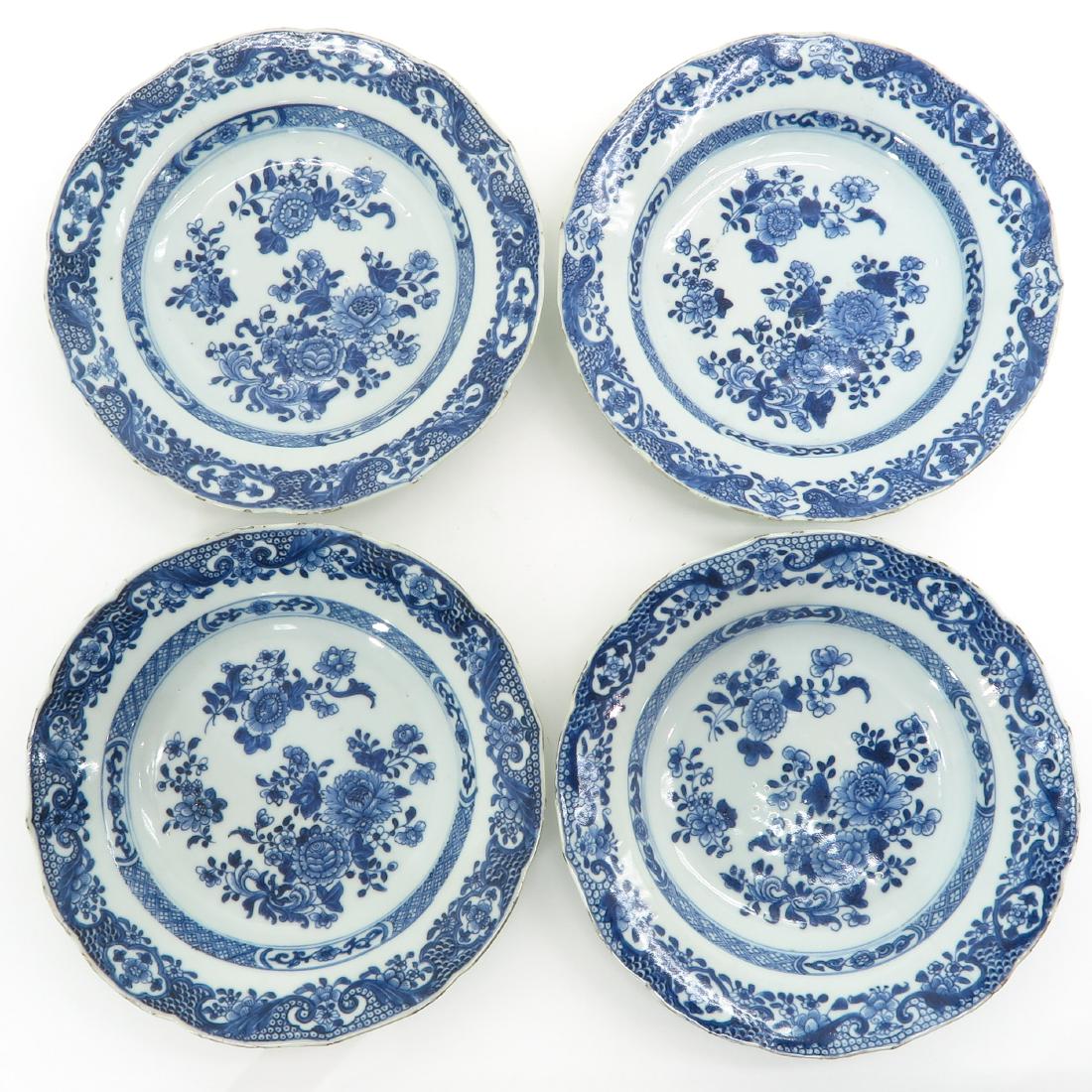 A Series of Four Blue and White Decor Plates (1 of 3)