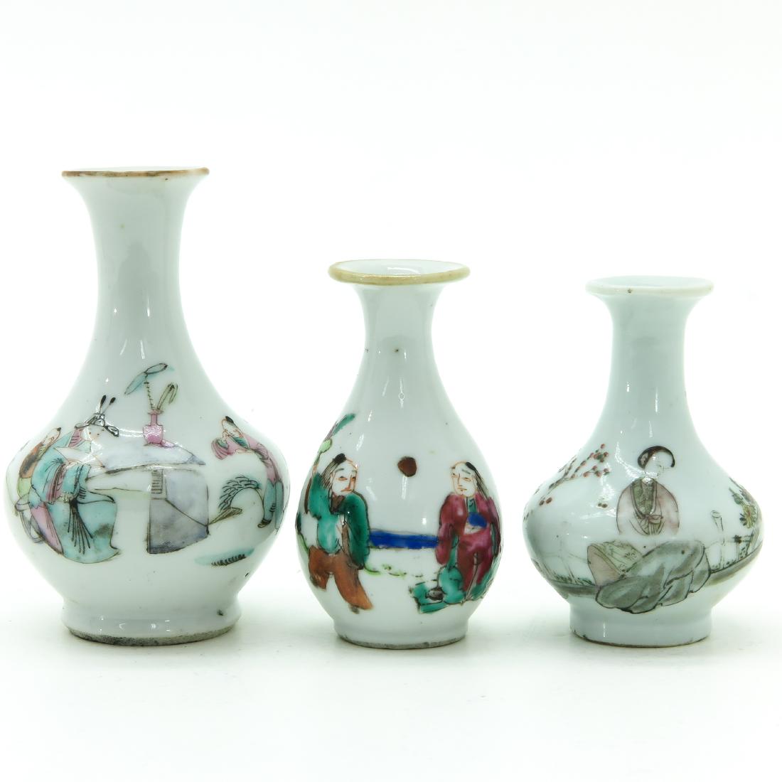 Three Small Polychrome Decor Vases (1 of 8)