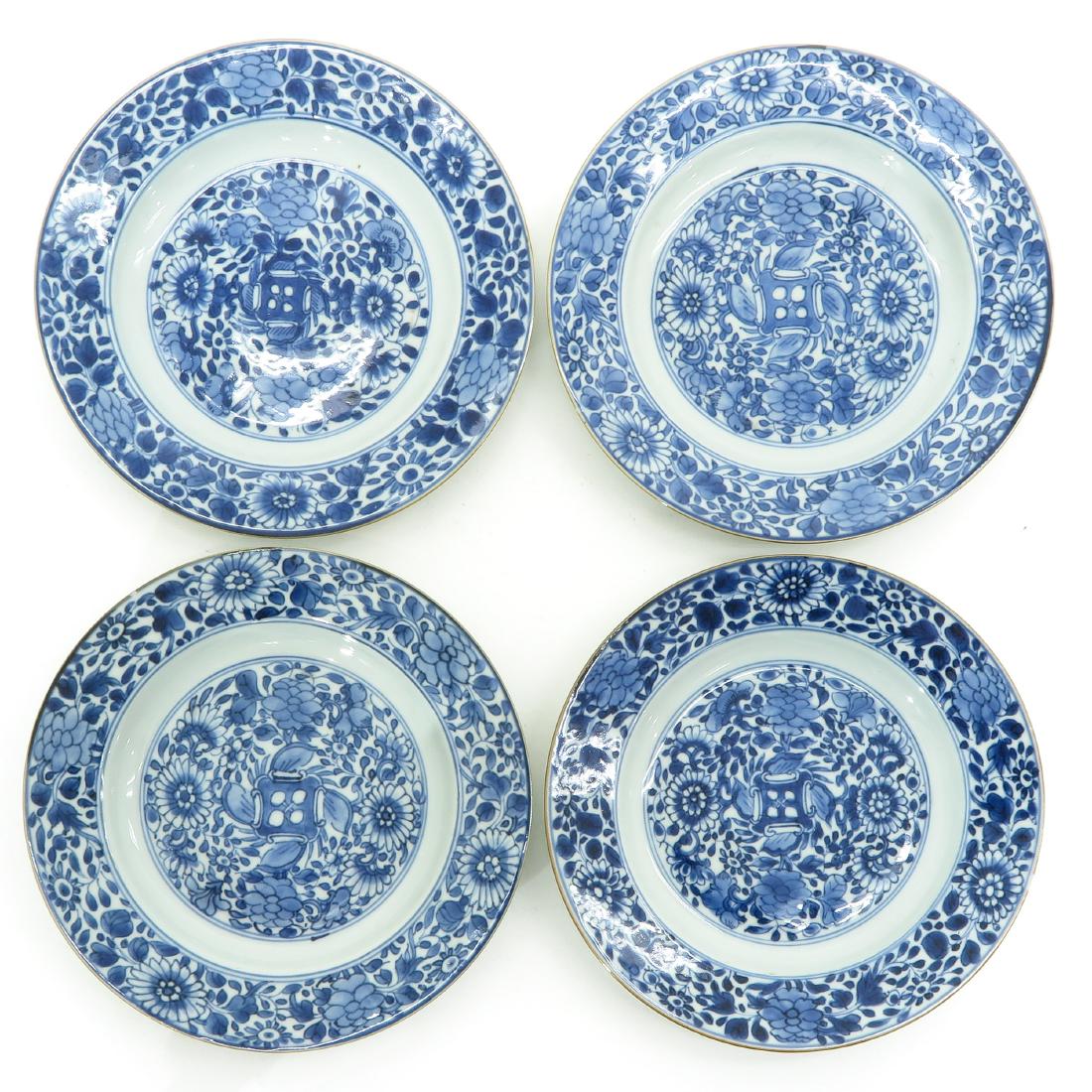 A Series of Four Blue and White Decor Plates (1 of 6)