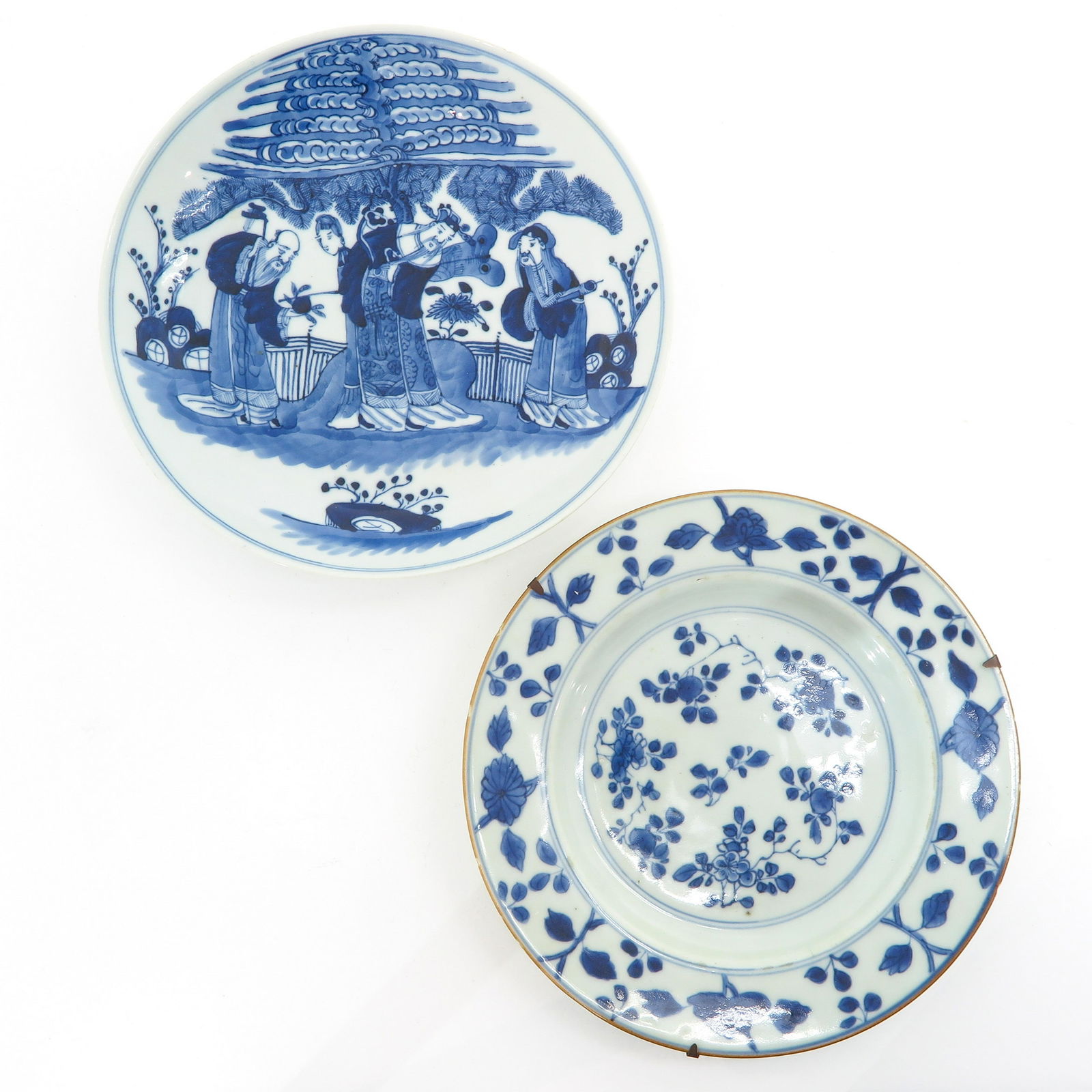 Two Blue and White Plates (1 of 5)