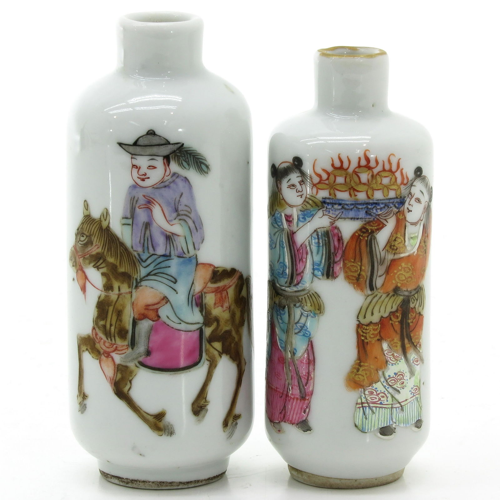 Two Polychrome Decor Snuff Bottles (1 of 8)