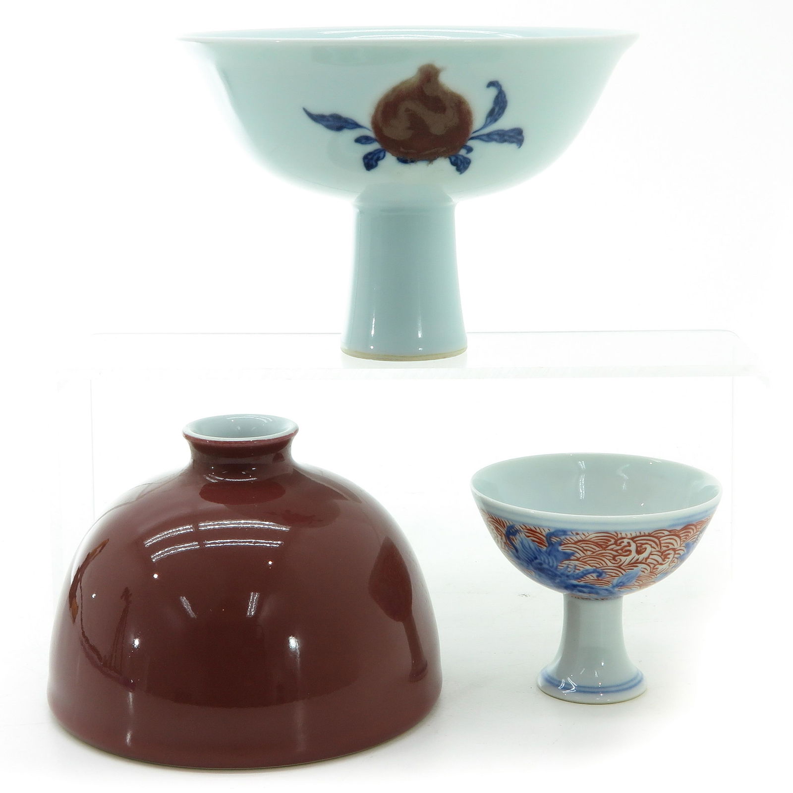 Two Stem Cups and One Brush Washer (1 of 9)