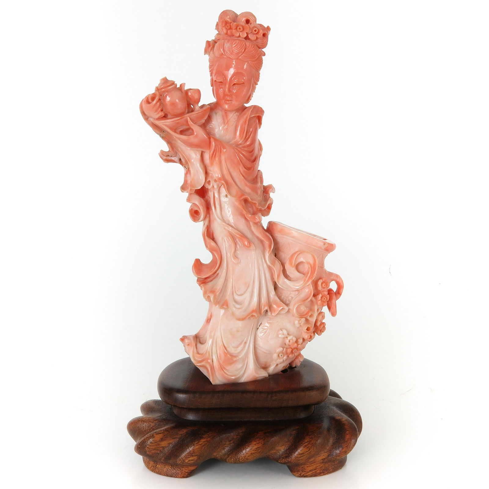 A Carved Red Coral Sculpture (1 of 8)