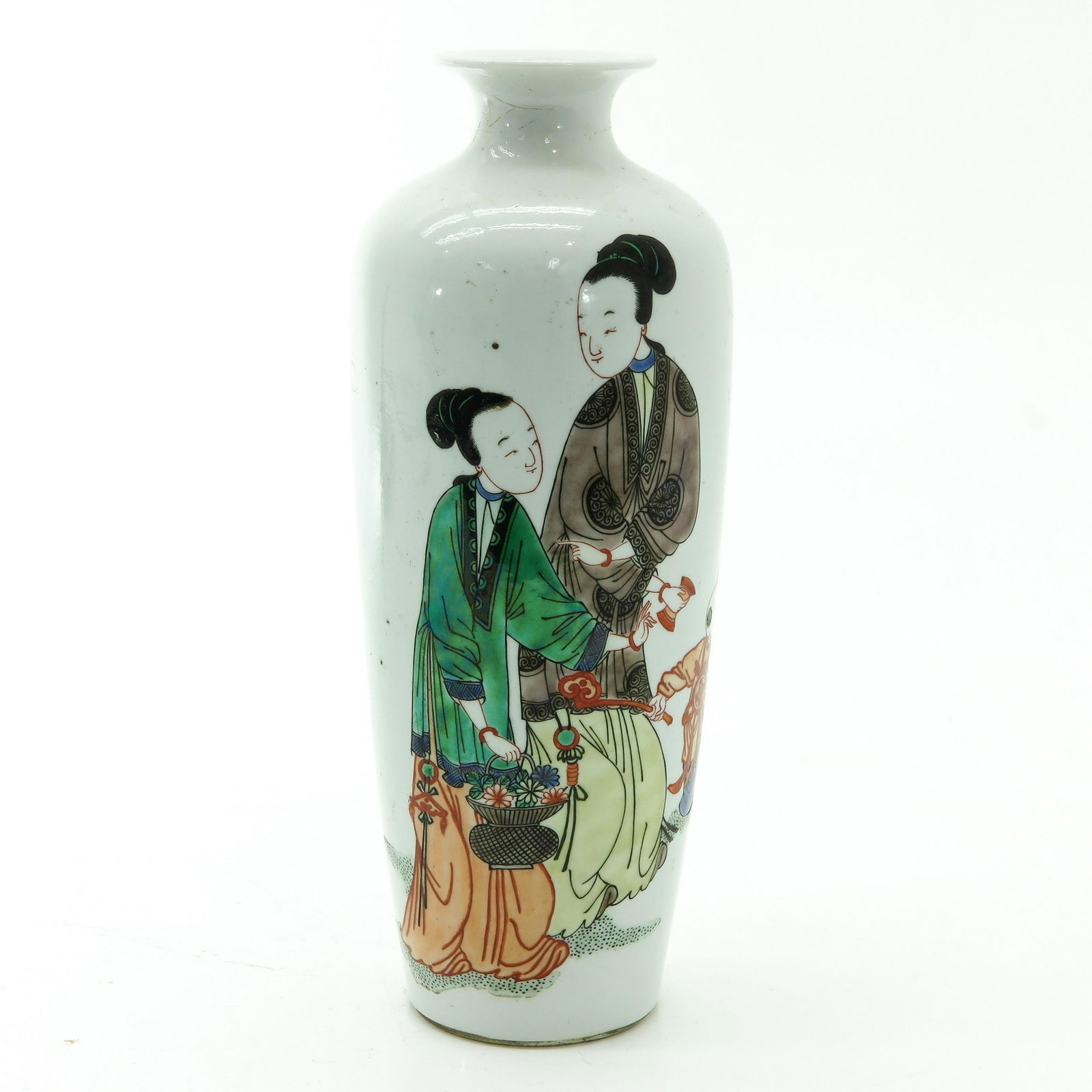 A Famille Verte Decor Vase (1 of 8)