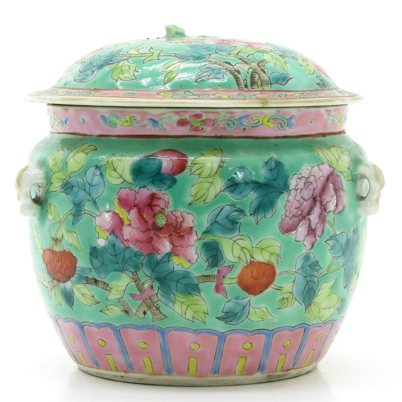 A Famille Rose Decor Jar with Cover (1 of 6)