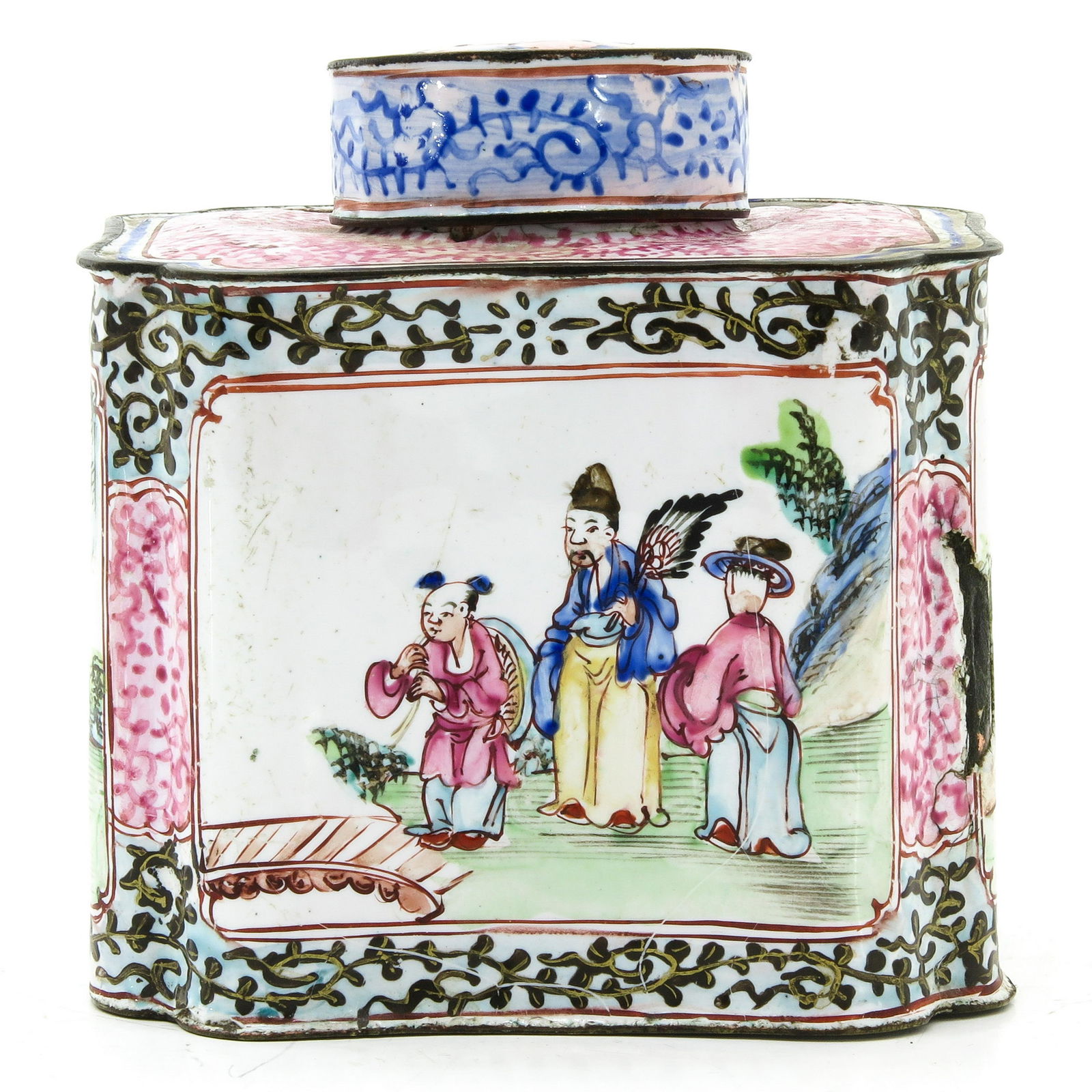 A Famille Rose Enamel Tea Box (1 of 8)