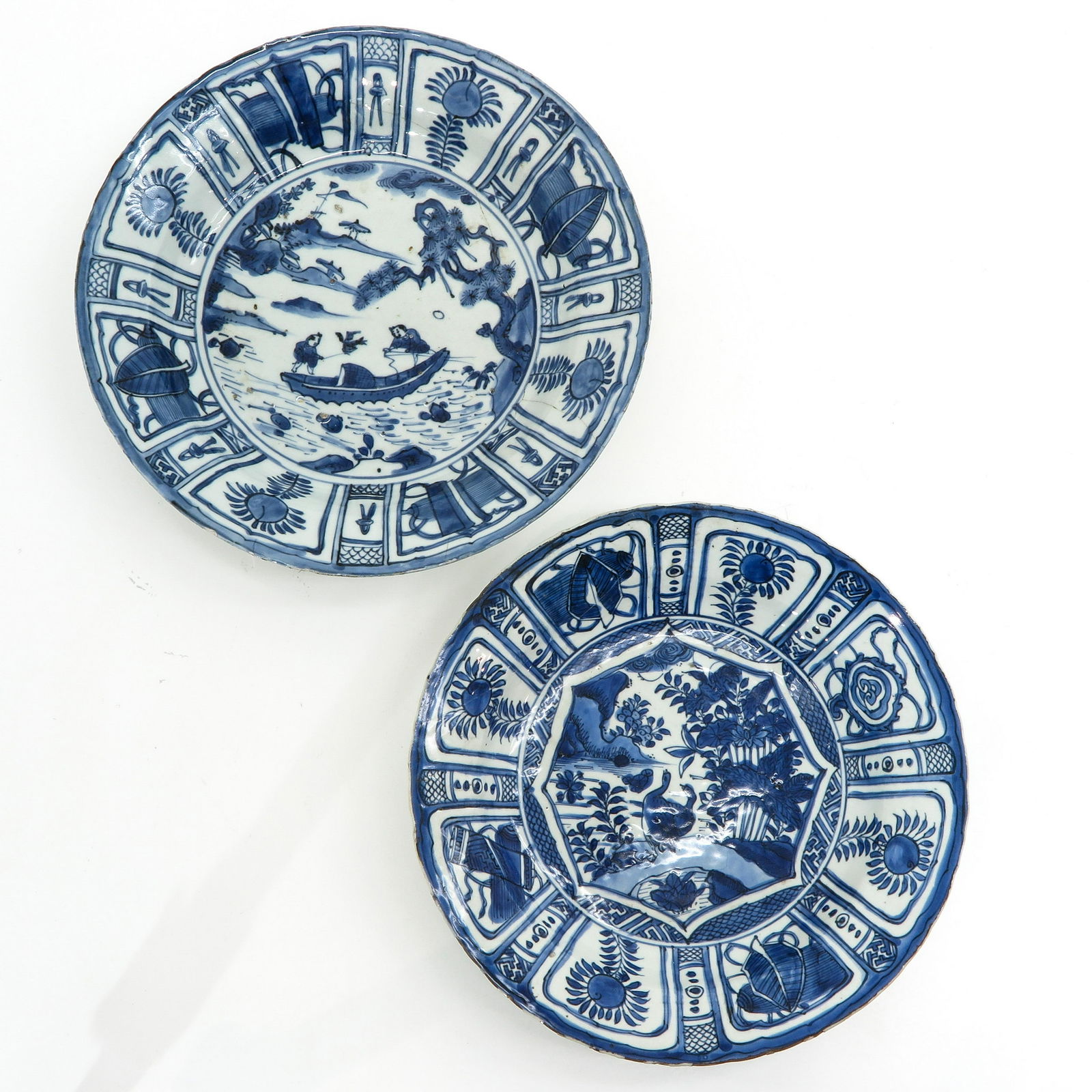 Two Blue and White Plates (1 of 4)