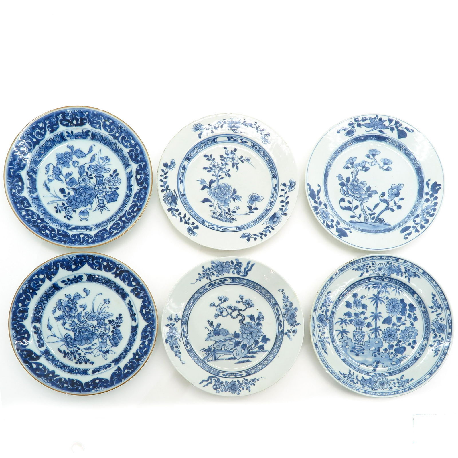 Six Blue and White Decor Plates (1 of 8)