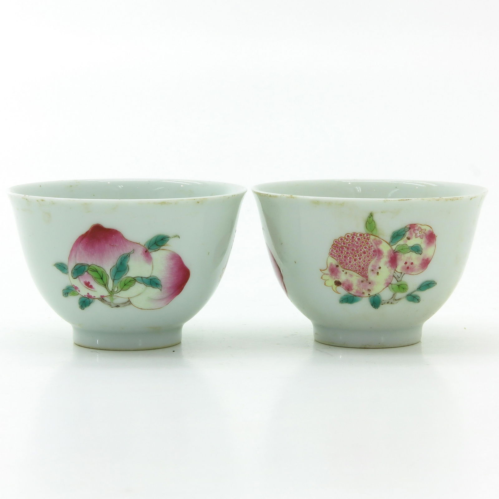A Pair of Polychrome Decor Cups (1 of 7)