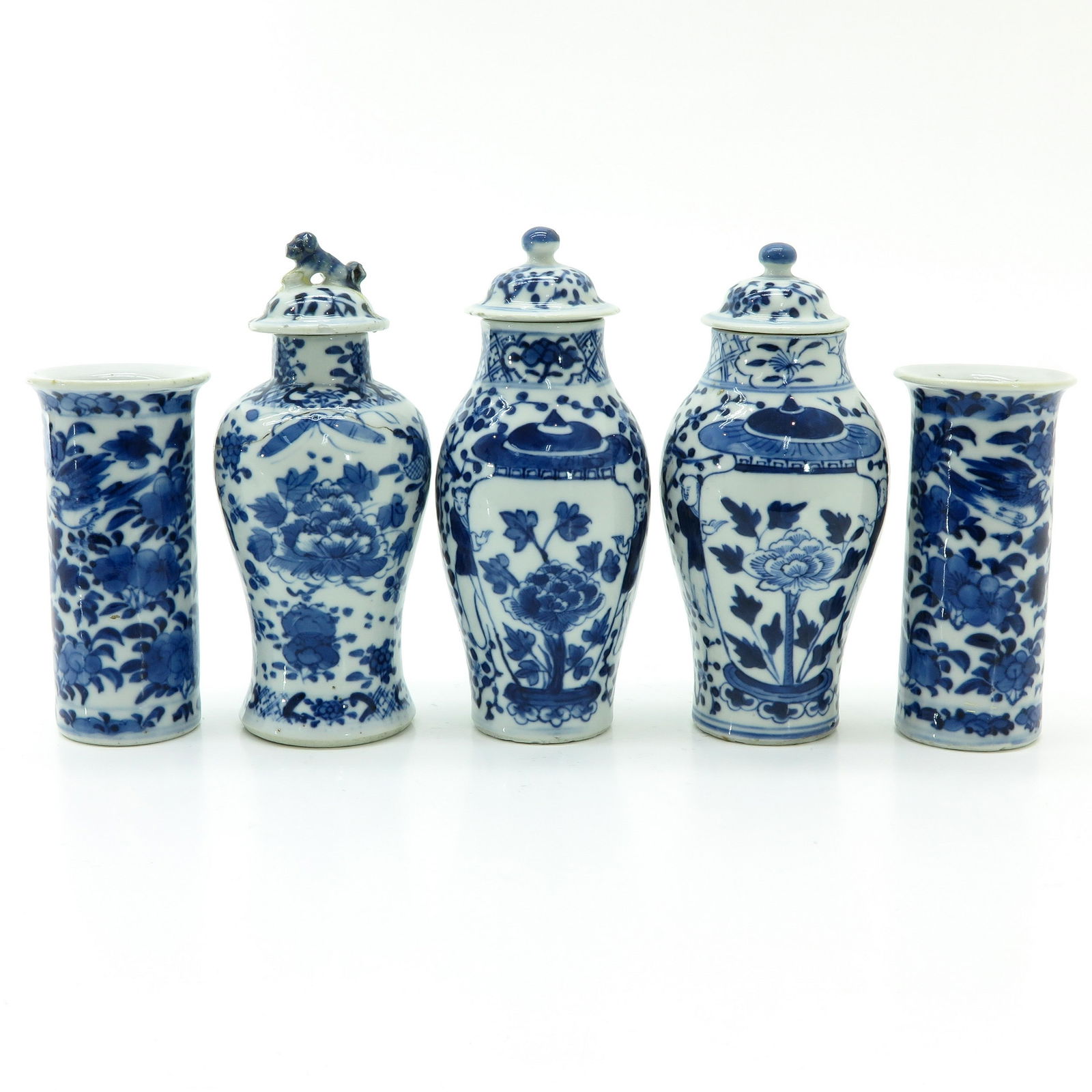A Five Piece Garniture Set (1 of 10)