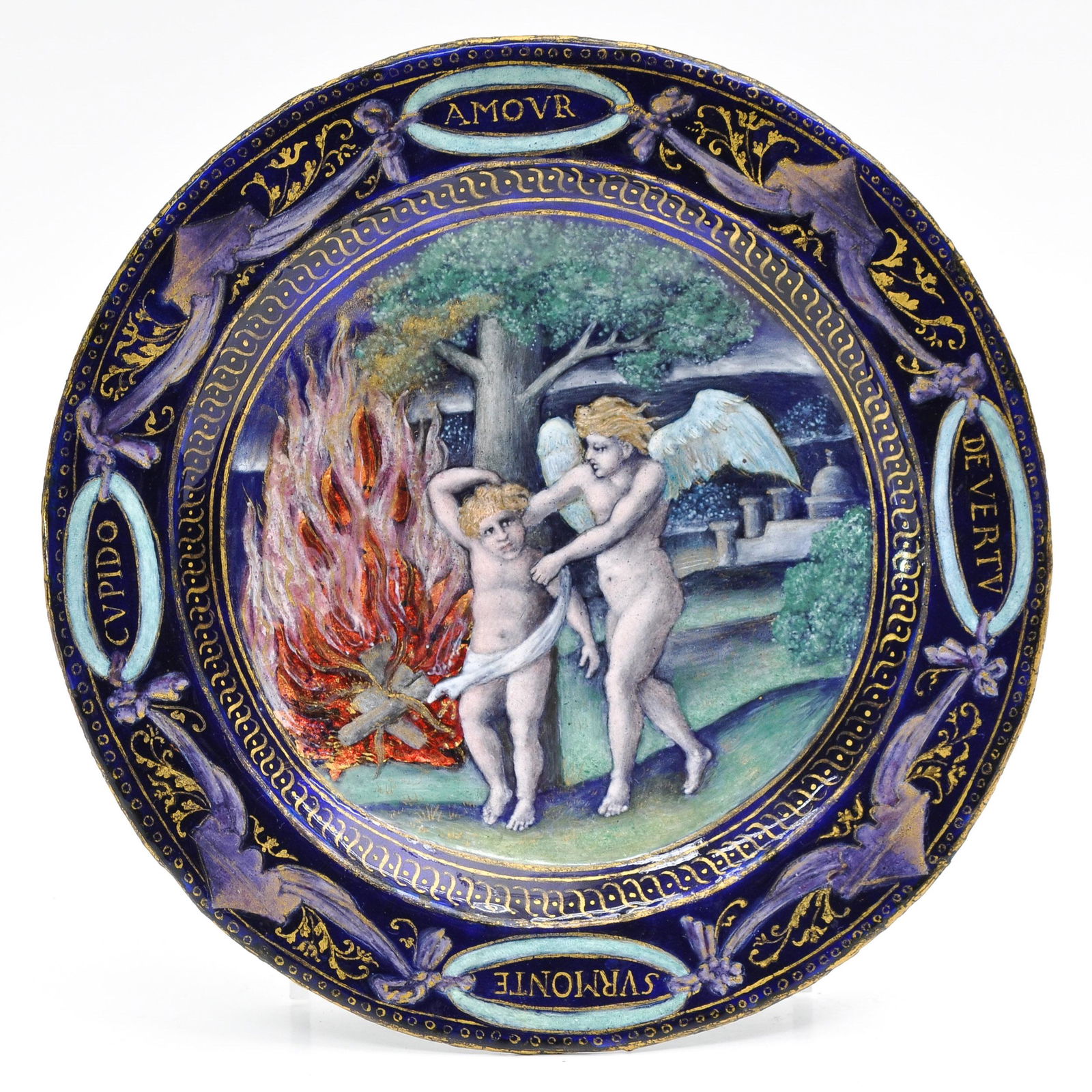 An 18th - 19th Century European Enamel Dish (1 of 3)
