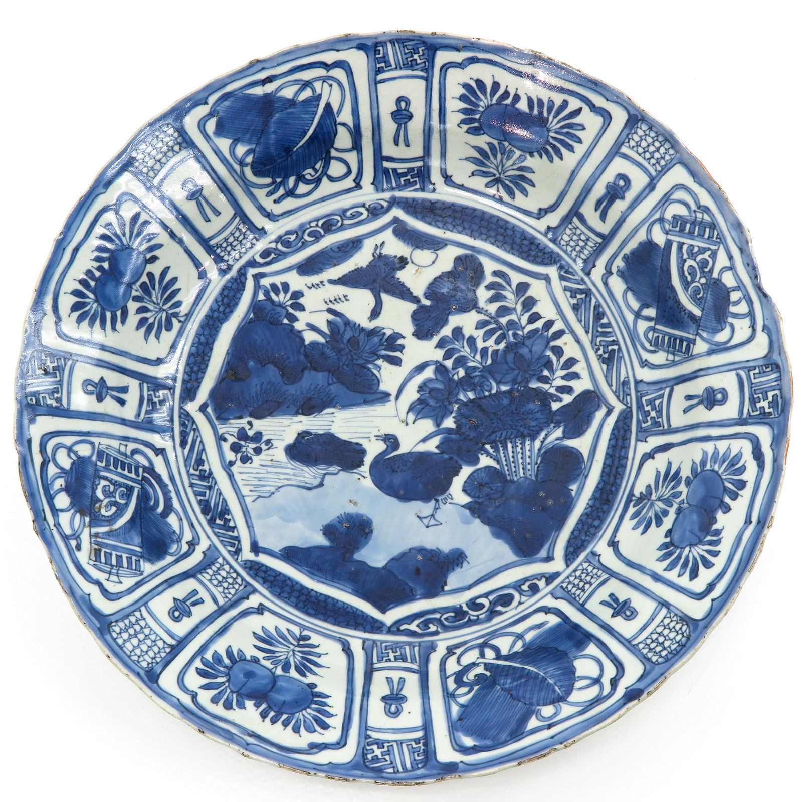 A Chinese Blue and White Charger (1 of 4)