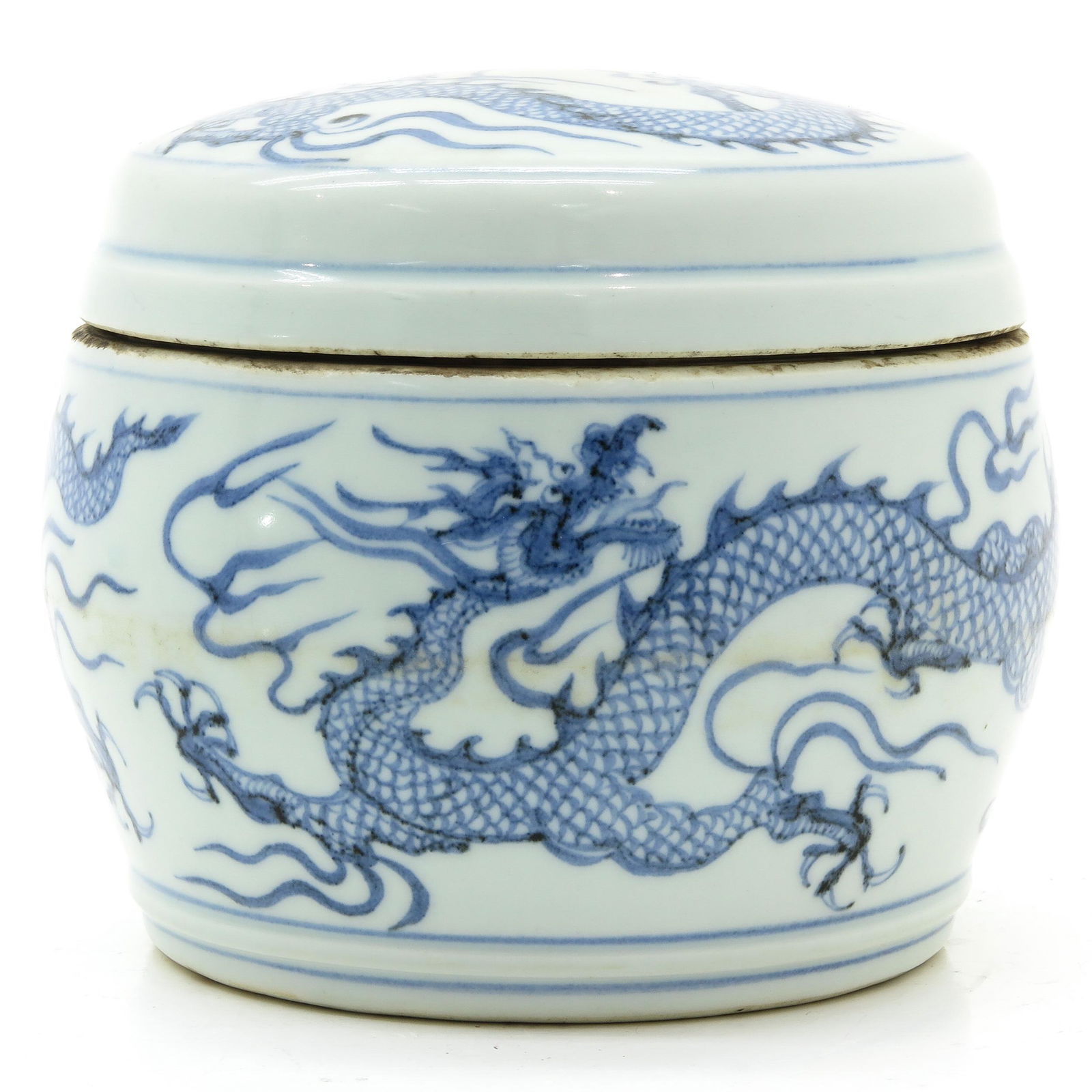 A Chinese Blue and White Box with Cover (1 of 7)