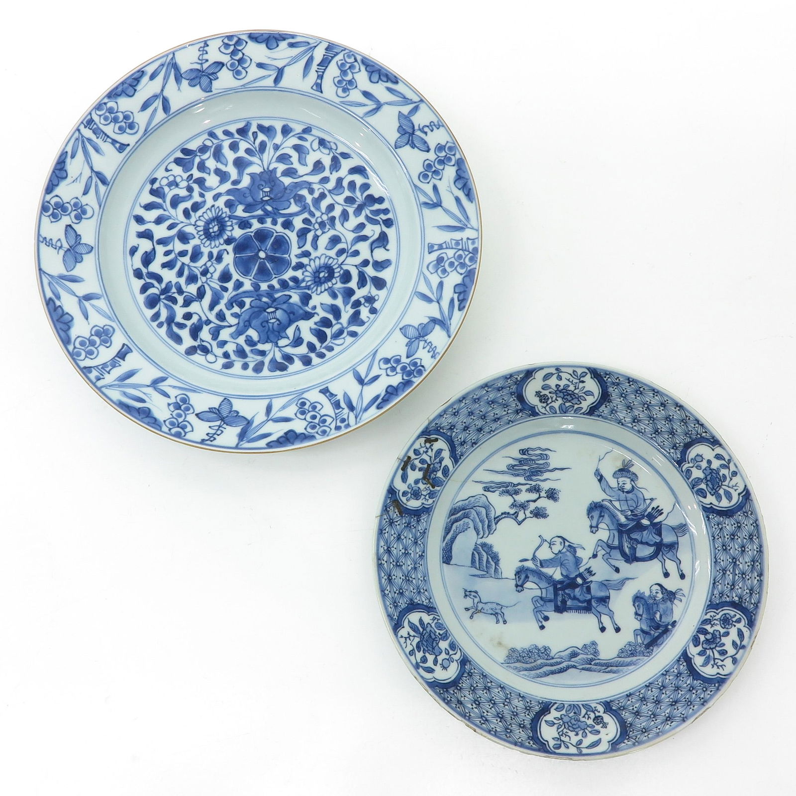 Two Blue and White Plates (1 of 7)