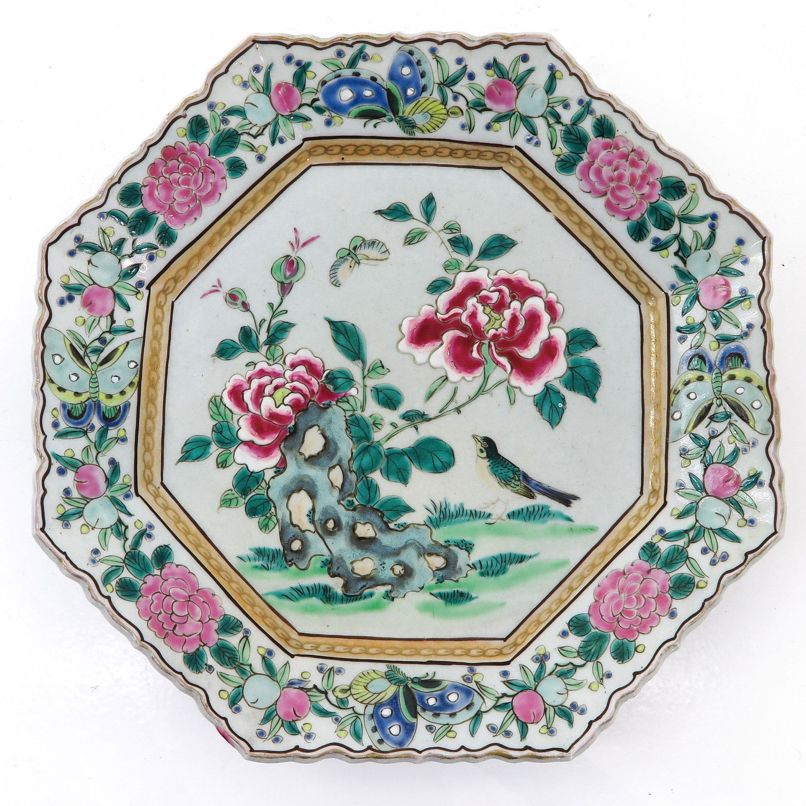 A Polychrome Decor Plate (1 of 6)