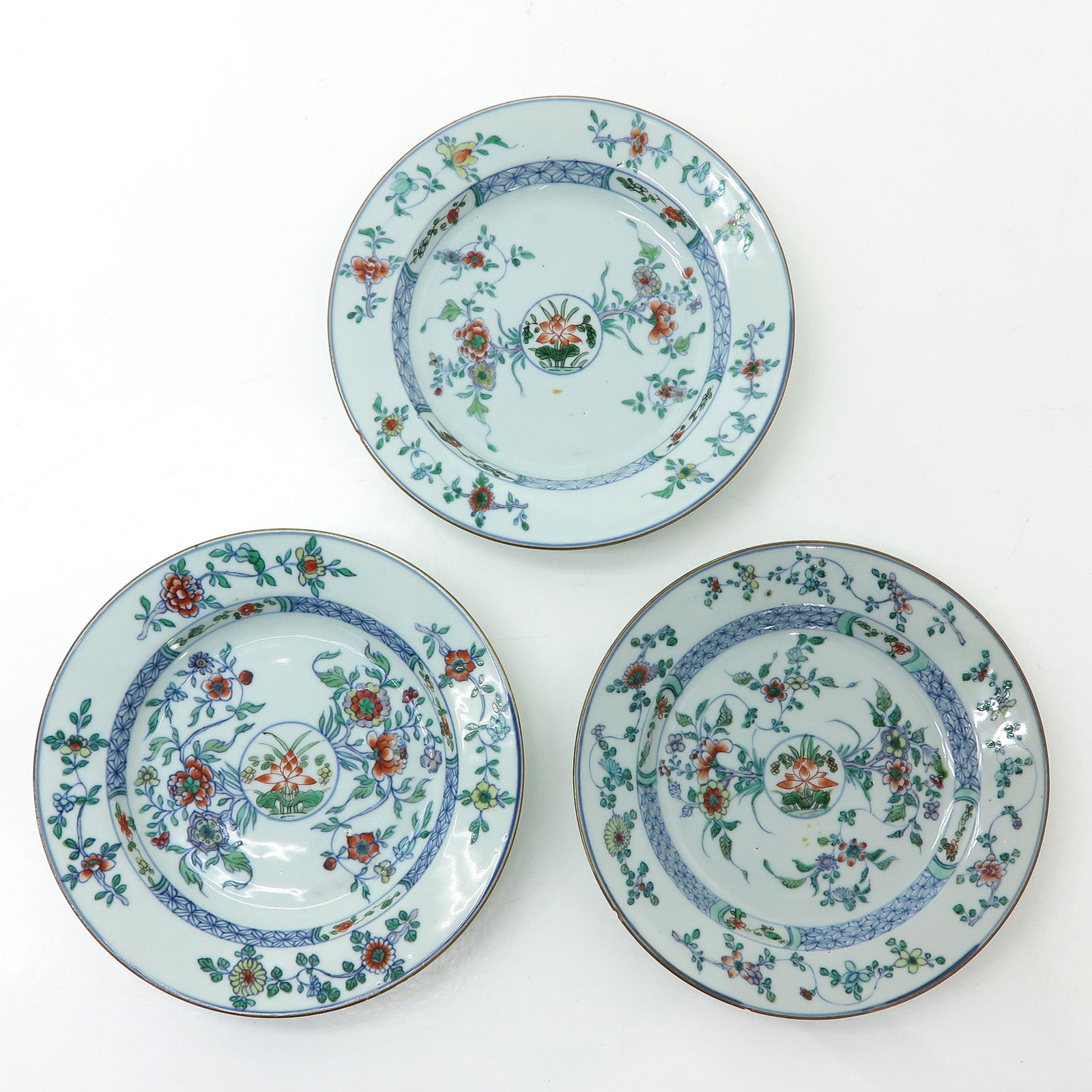 Three Doucai Decor Plates (1 of 8)