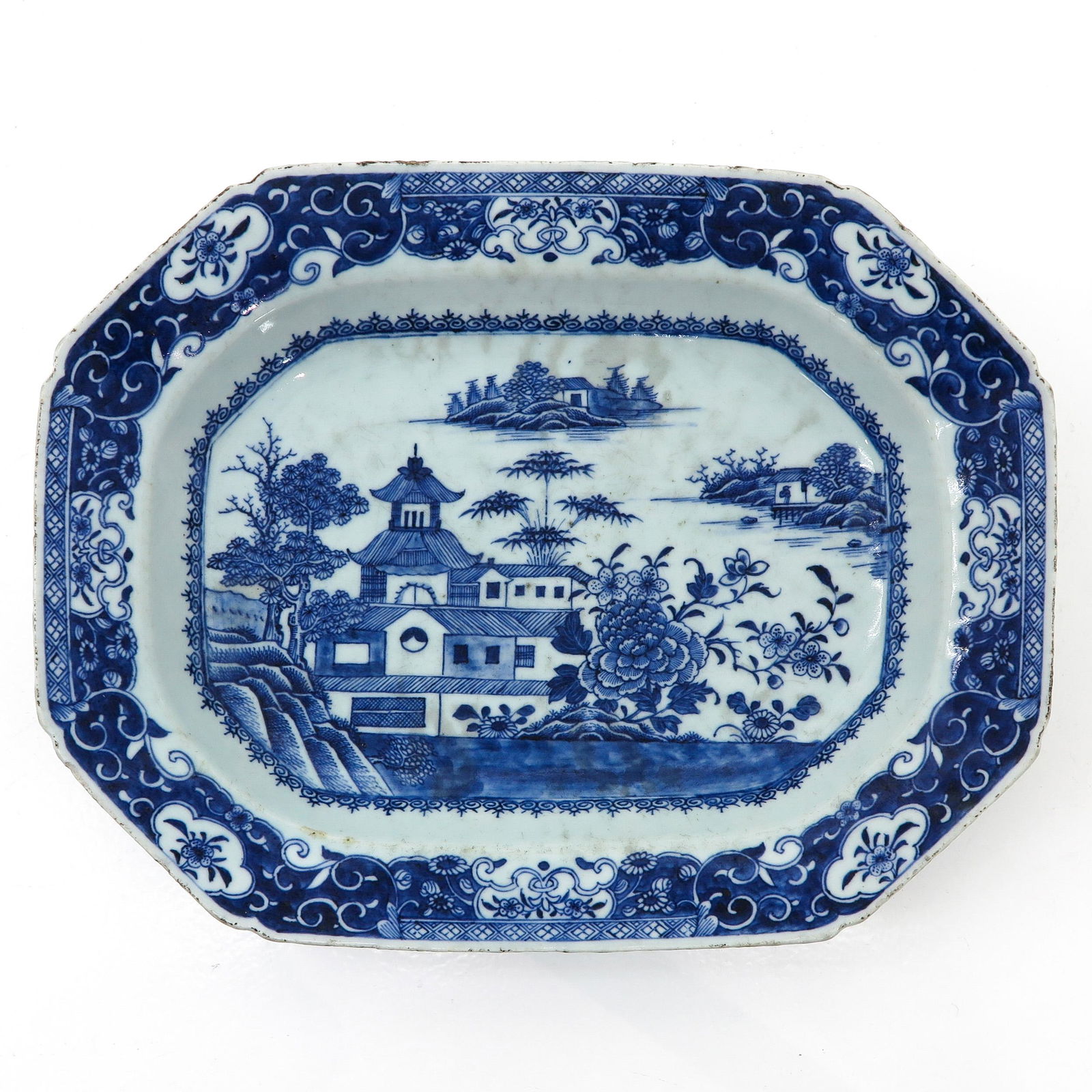 A Blue and White Serving Platter (1 of 6)