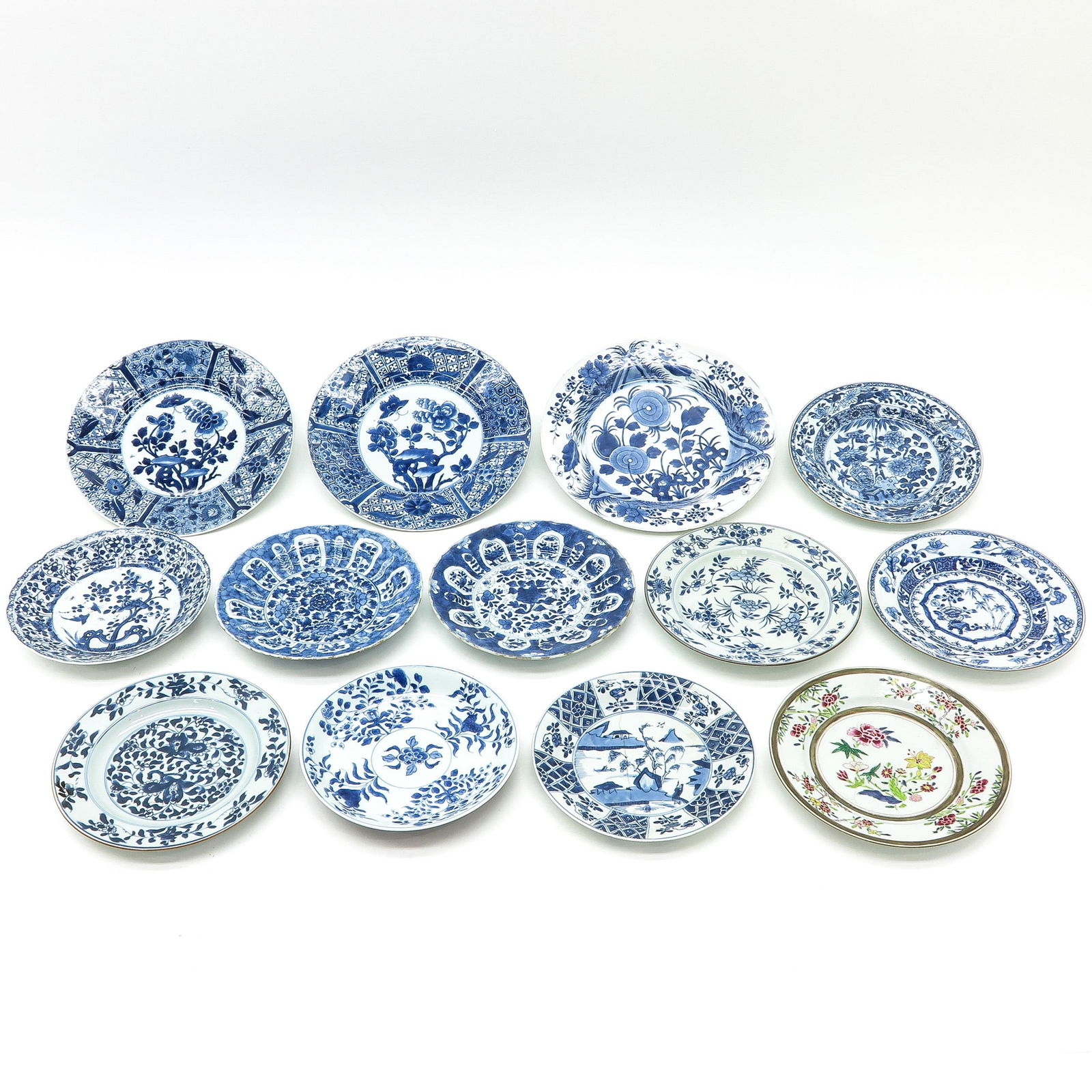 A Diverse Collection of 13 Plates (1 of 8)