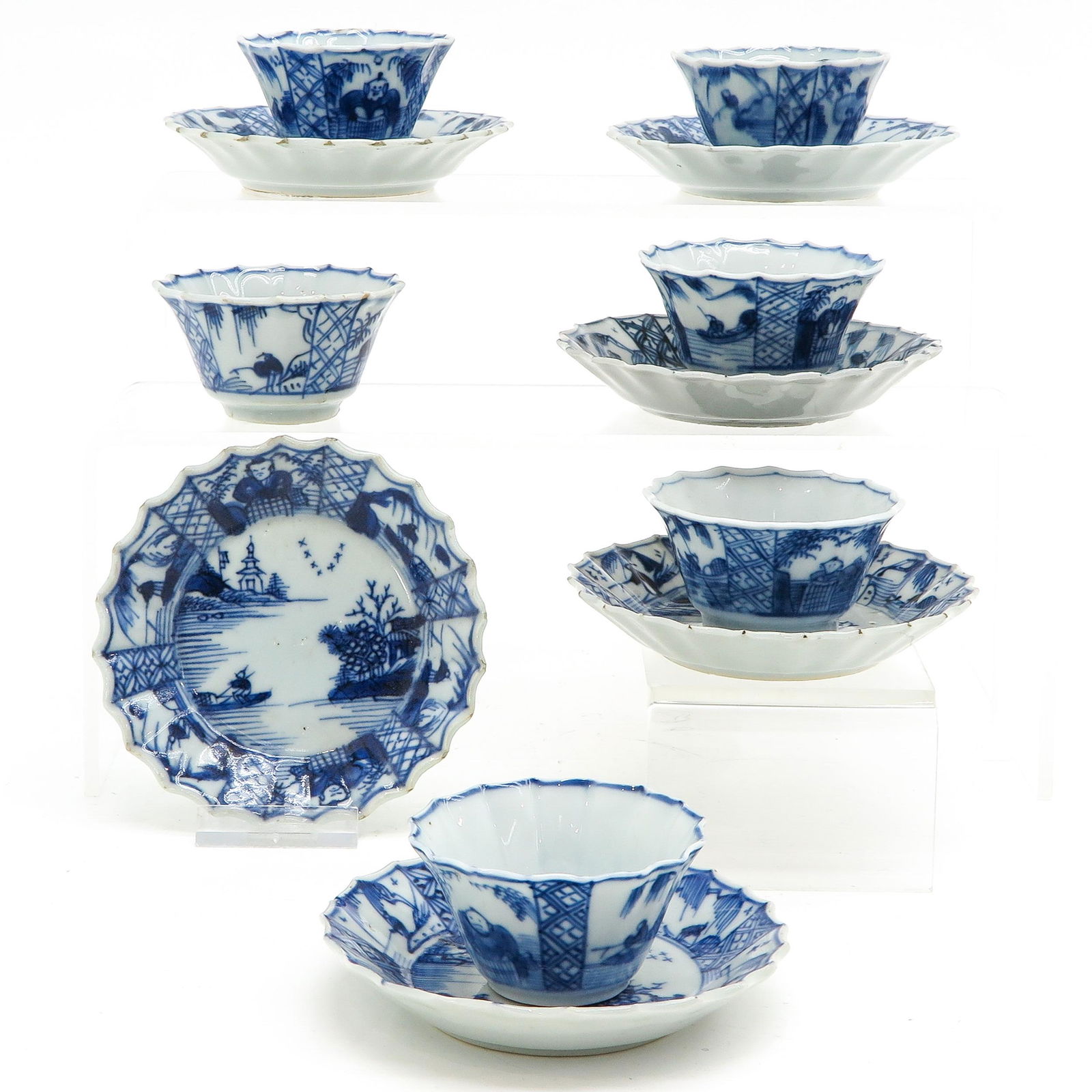 A Collection of 6 Cups and Saucers (1 of 9)