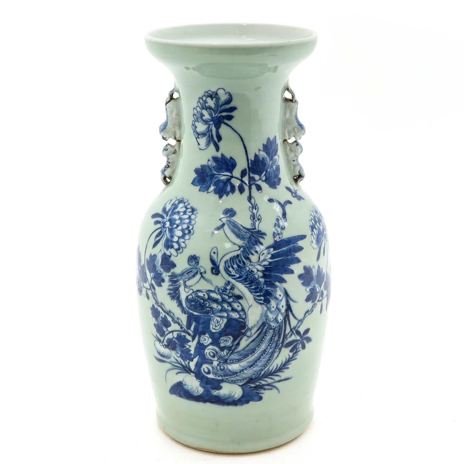 A Celadon and Blue Decor Vase (1 of 8)