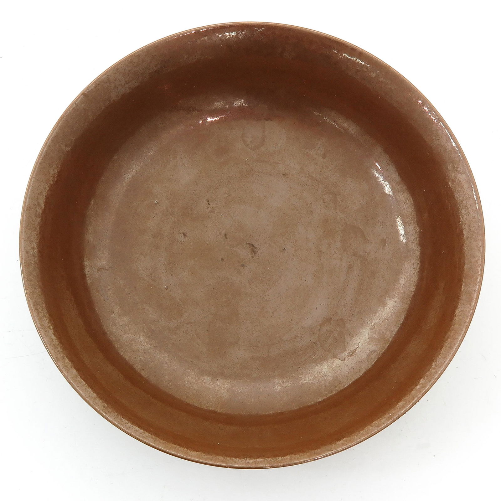 A Brown Glaze Decor Plate (1 of 4)