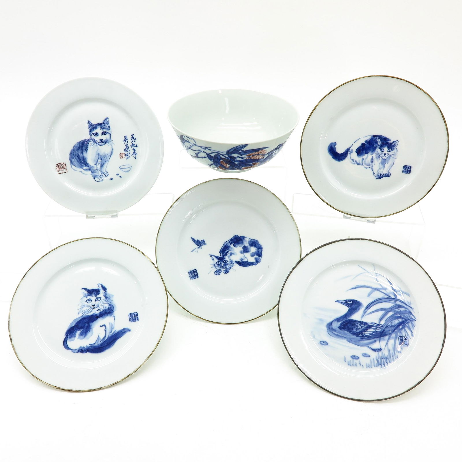 A Bowl and 5 Plates (1 of 10)