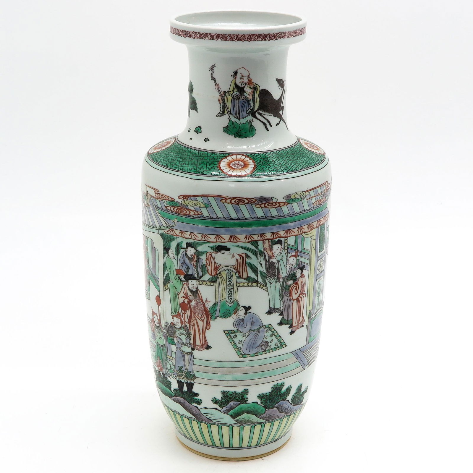 A Famille Verte Decor Vase (1 of 8)