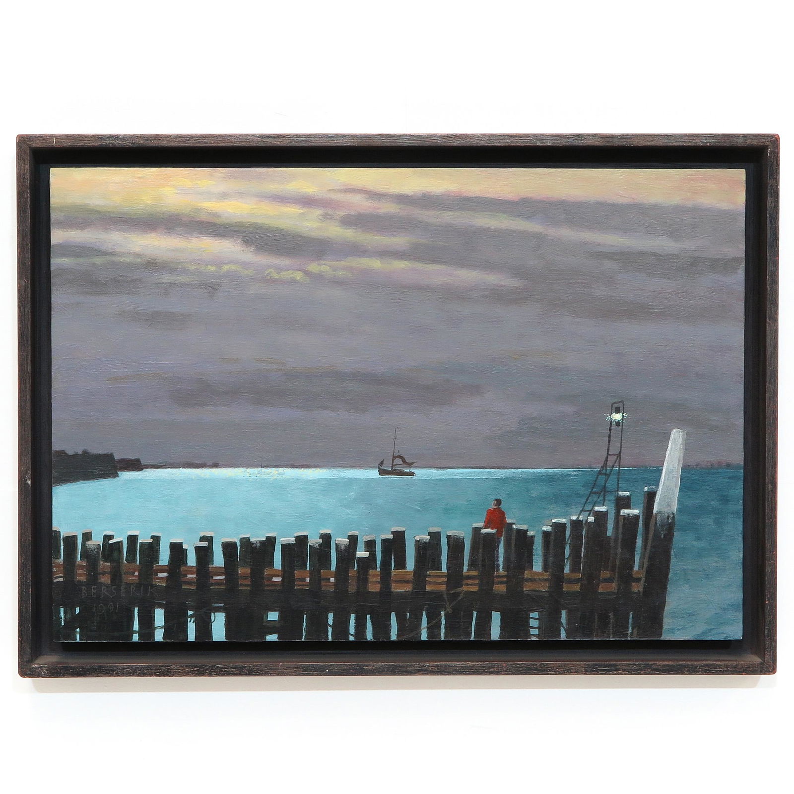 A Signed Oil on Panel Painting (1 of 3)