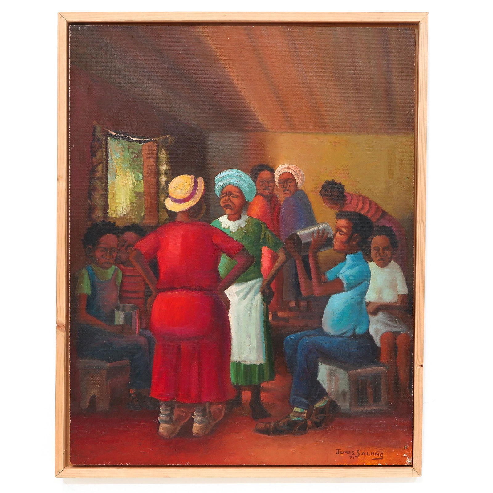 A Signed Oil on Board Painting (1 of 3)