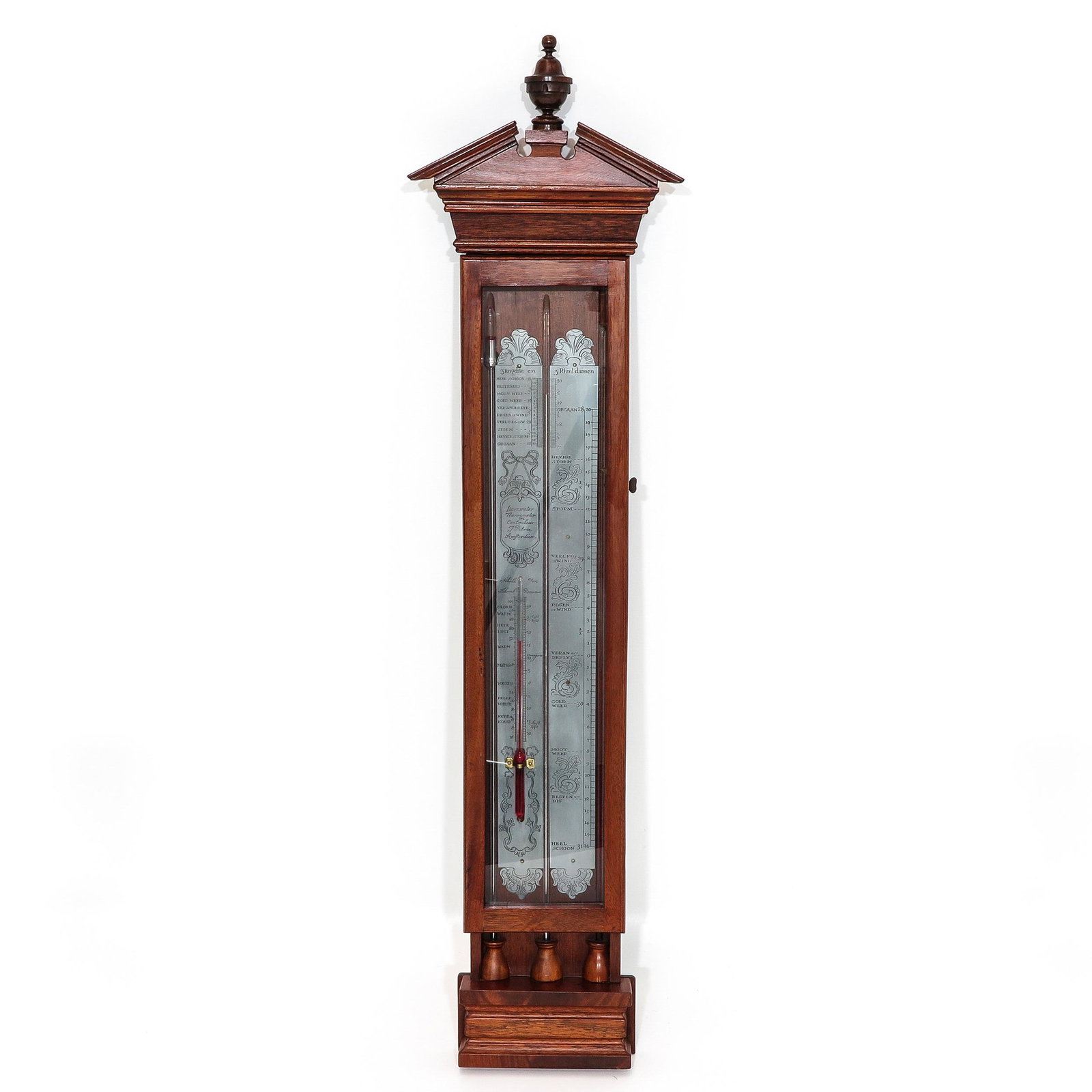 A 19th - 20th Century Barometer: 19th / 20th century, height 120 cm.