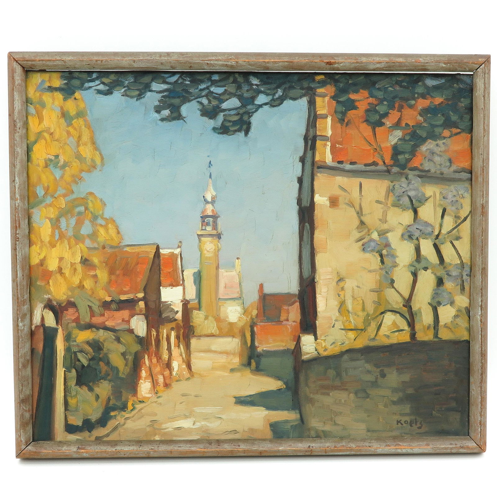 A Signed Oil on Canvas Painting (1 of 3)