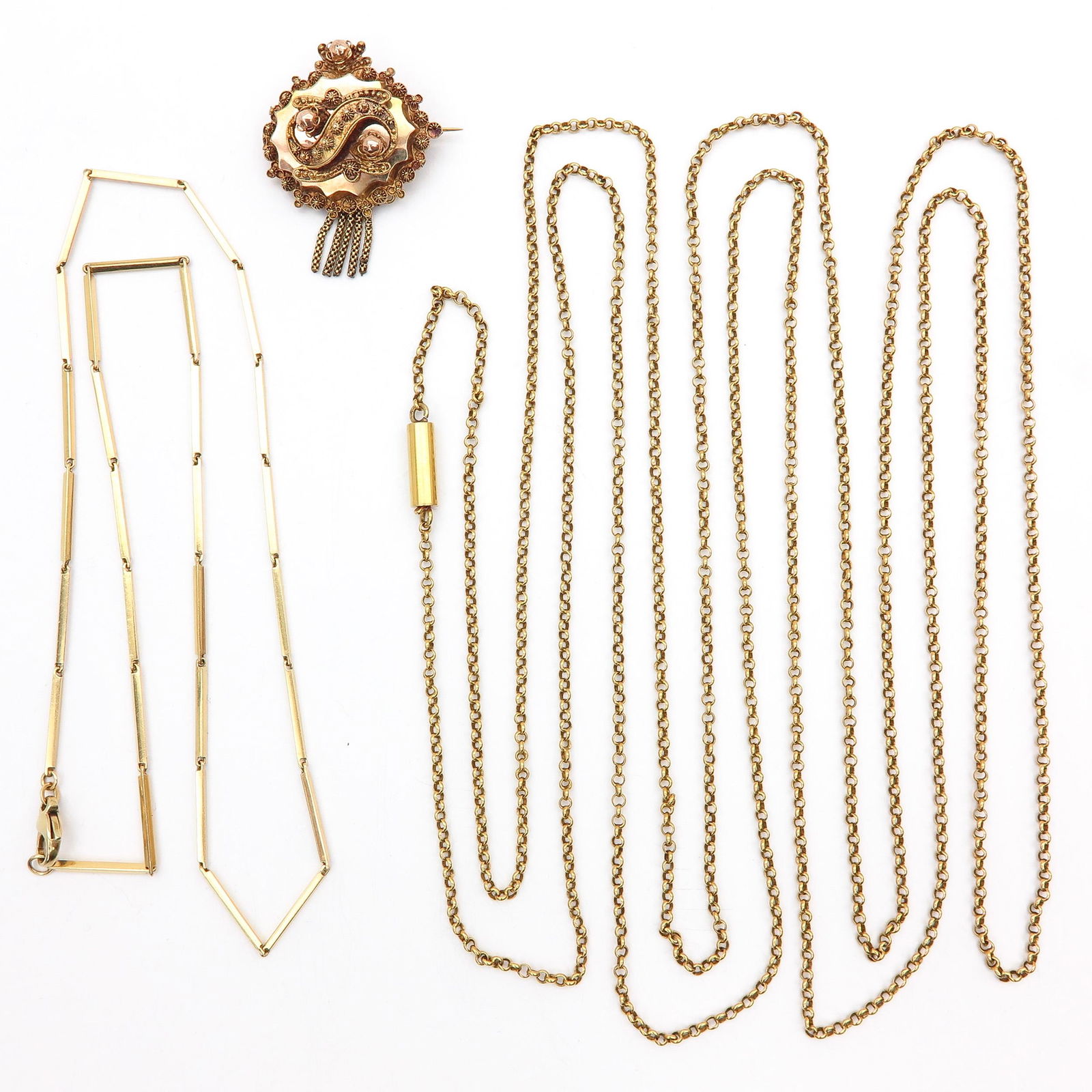 A Diverse Collection of 14 and 18KG Jewelry (1 of 1)