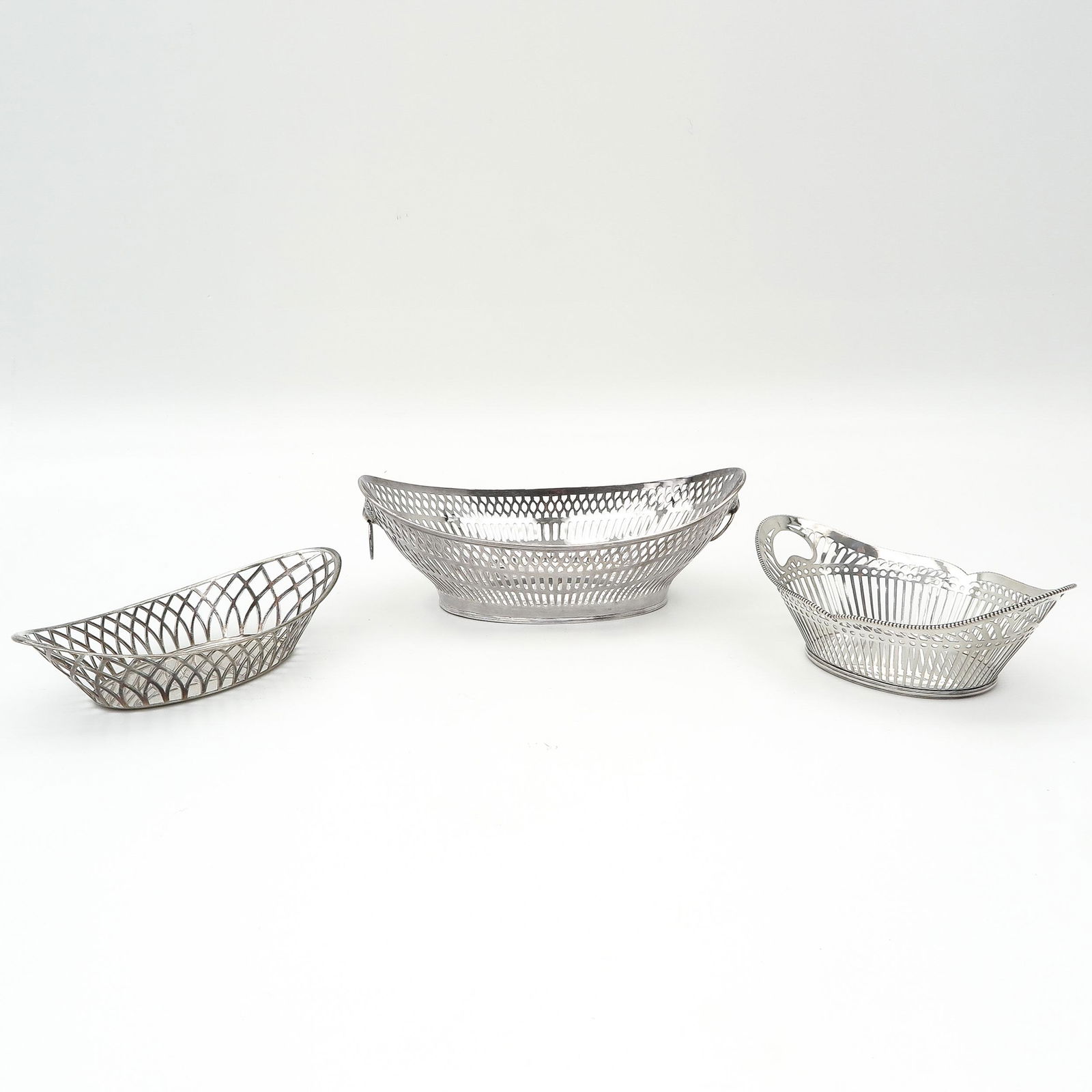 A Lot of Three Silver Baskets (1 of 1)