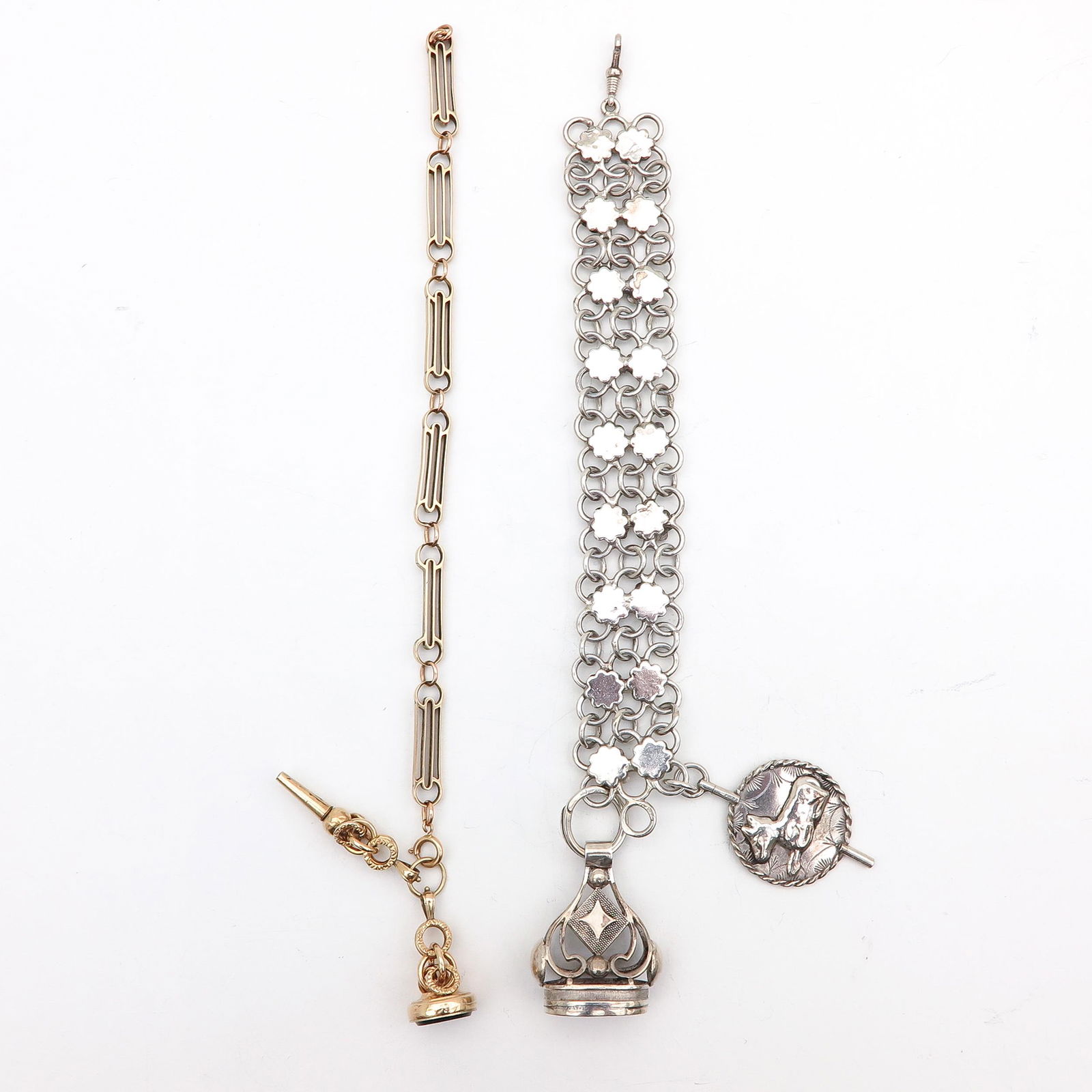 Two Watch Chains with Signets (1 of 4)