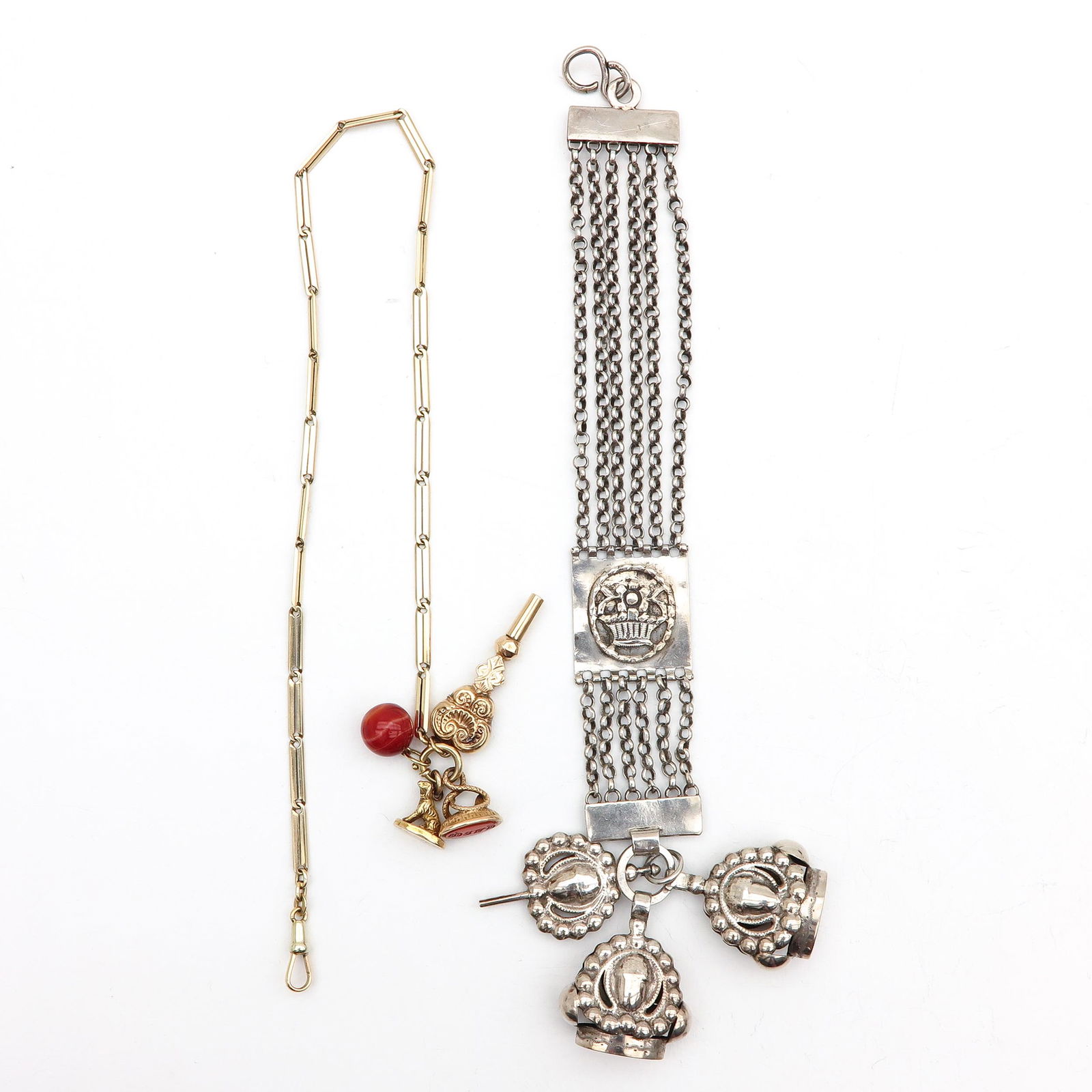 Two Watch Chains with Signets (1 of 6)