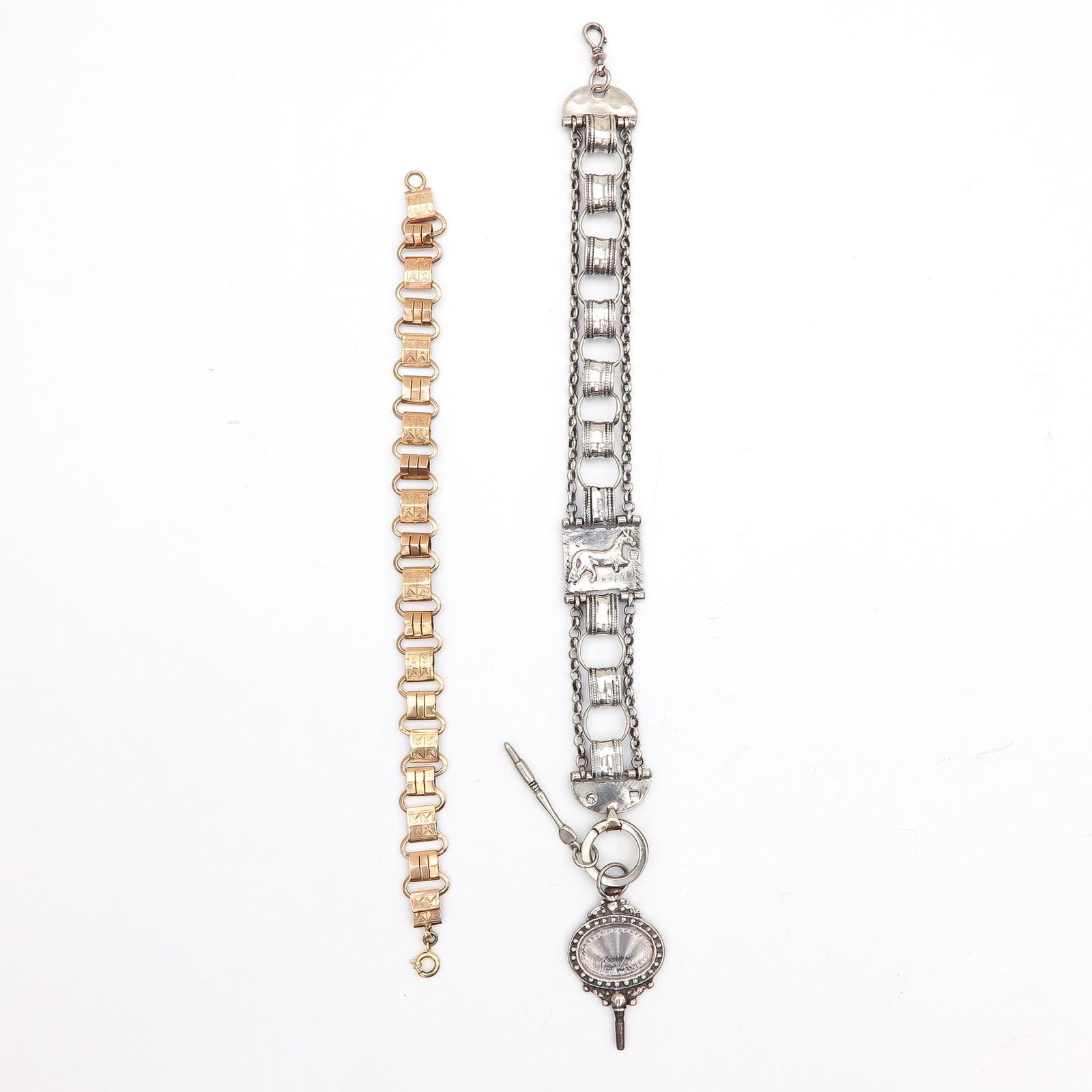 Two Watch Chains with Signets (1 of 2)