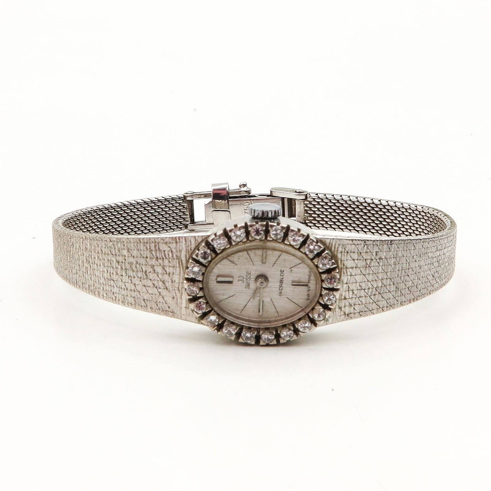 A Ladies 18KG Diamond JJ Swiss Watch (1 of 2)