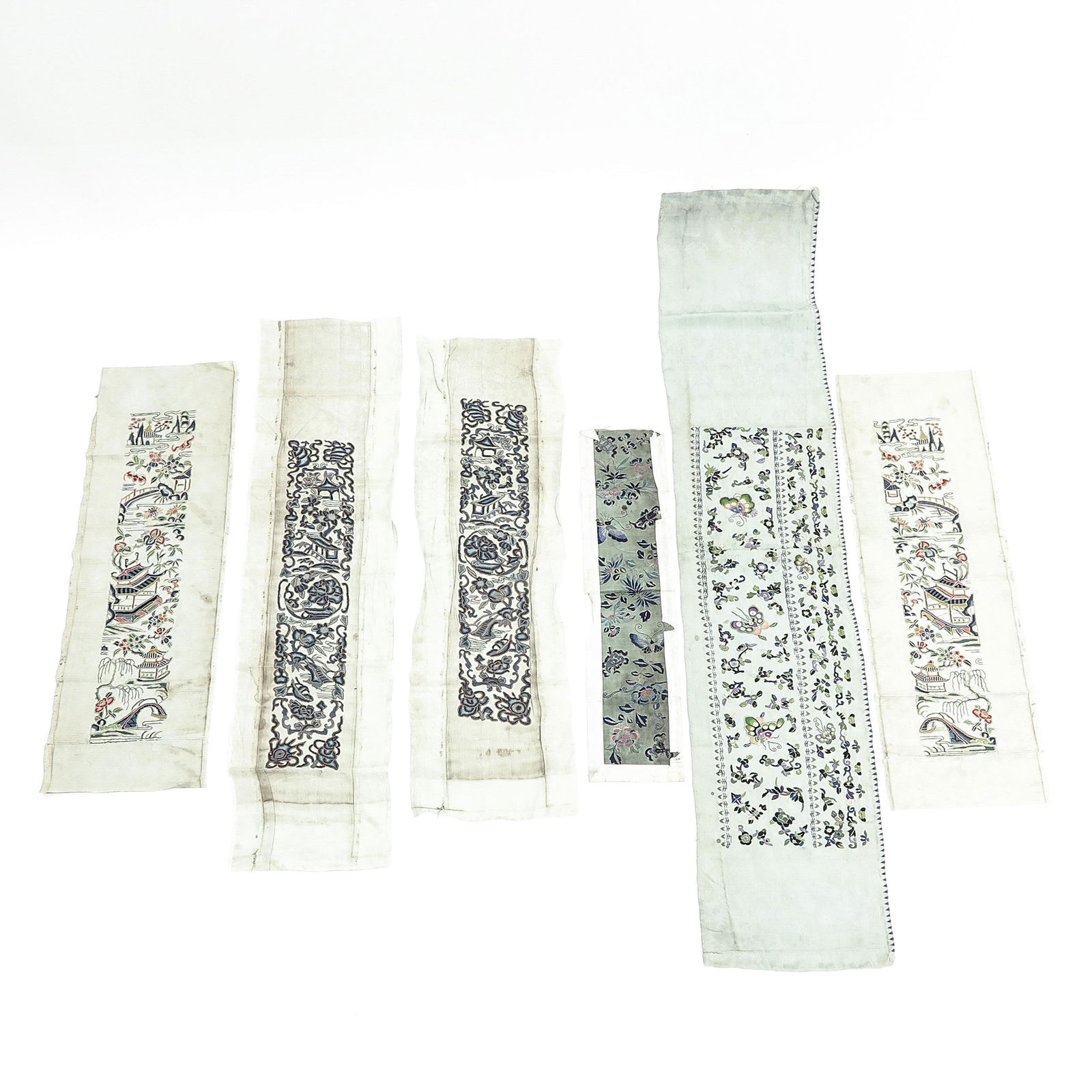 A Collection of 6 Embroidered Textiles (1 of 3)