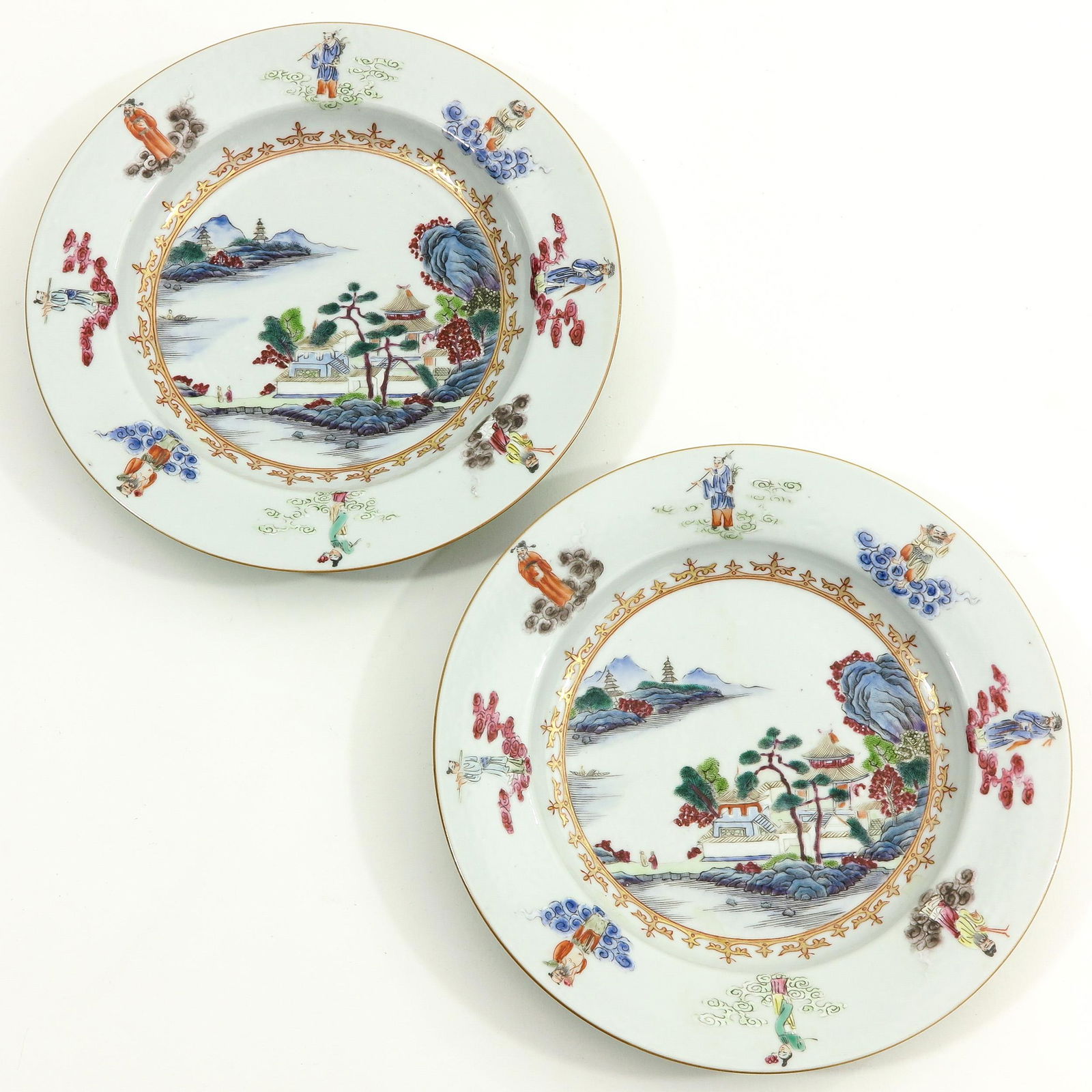 Two Landscape Decor Plates (1 of 9)