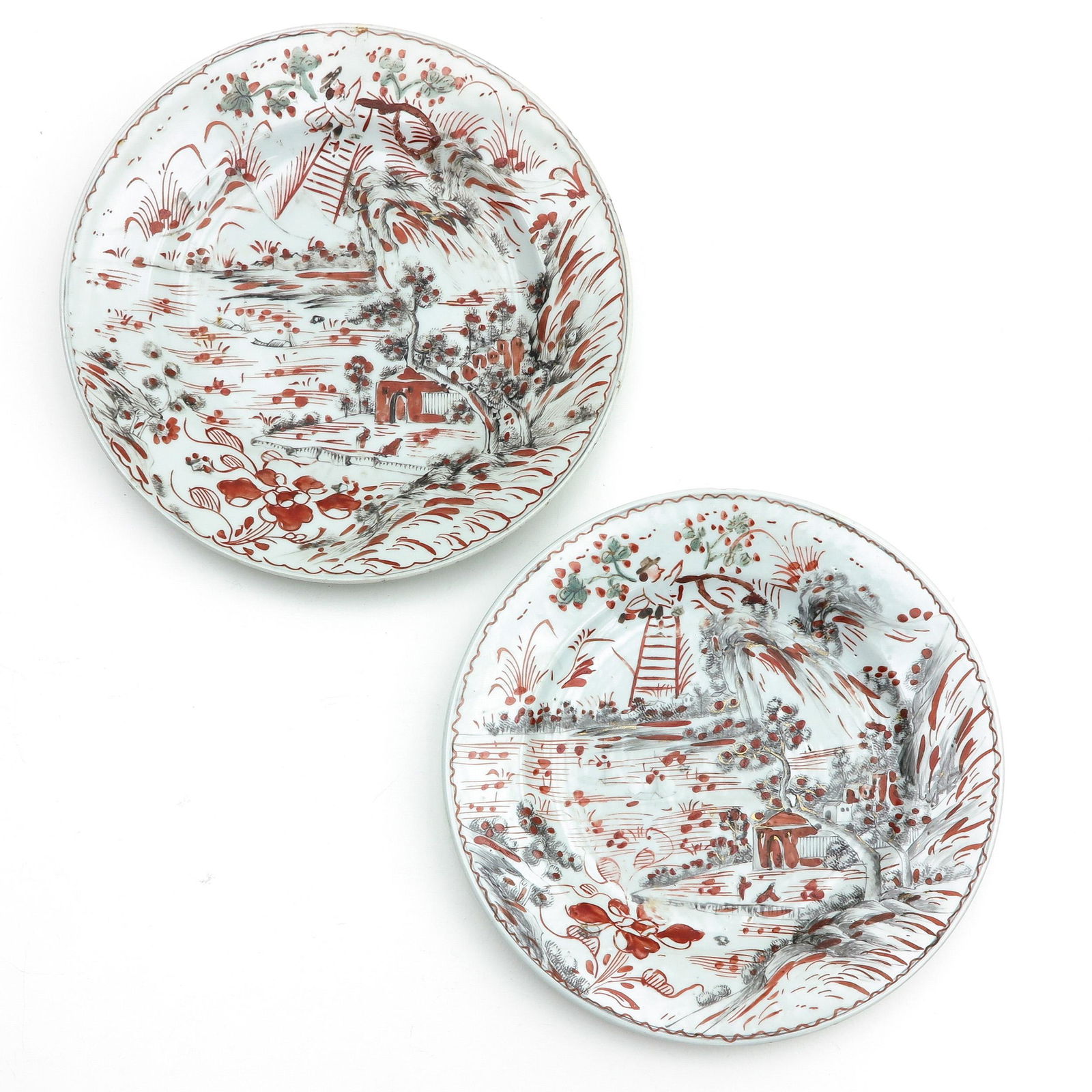 Two Polychrome Plates (1 of 8)