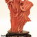 A Carved Red Coral Sculpture - 7