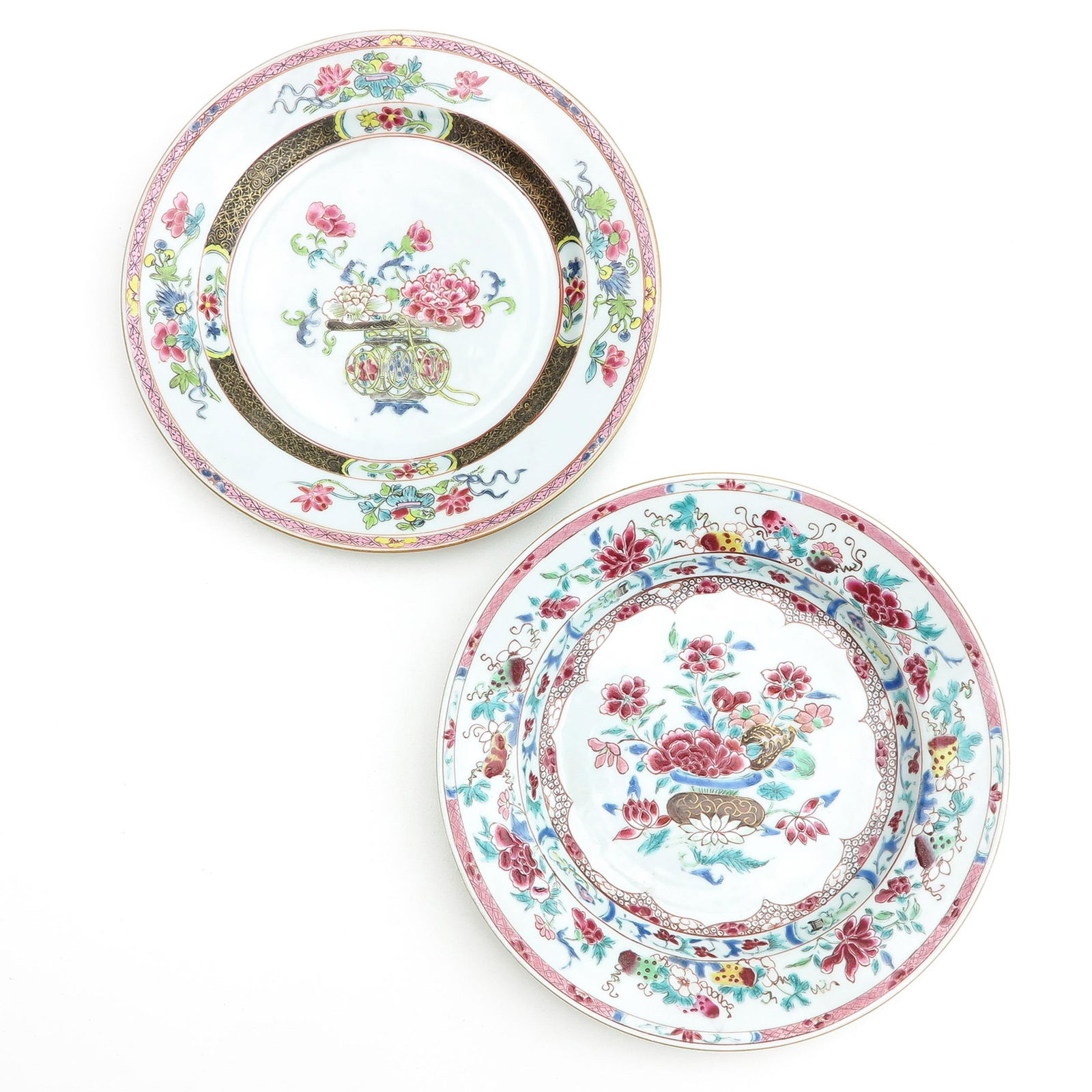 Two Famille Rose Plates (1 of 10)