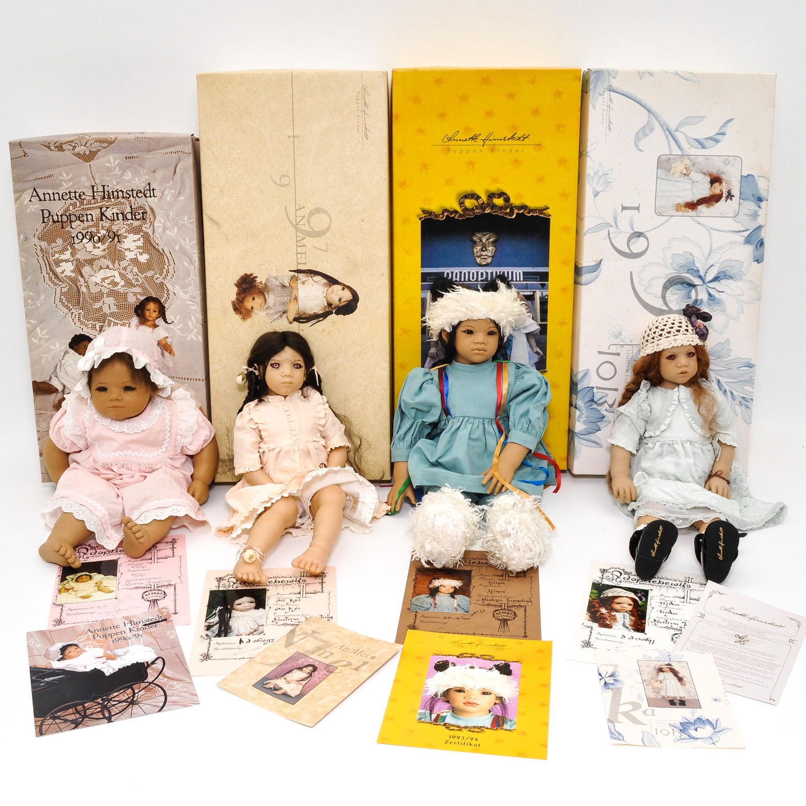 A Collection of 4 Annette Himstedt Dolls (1 of 5)