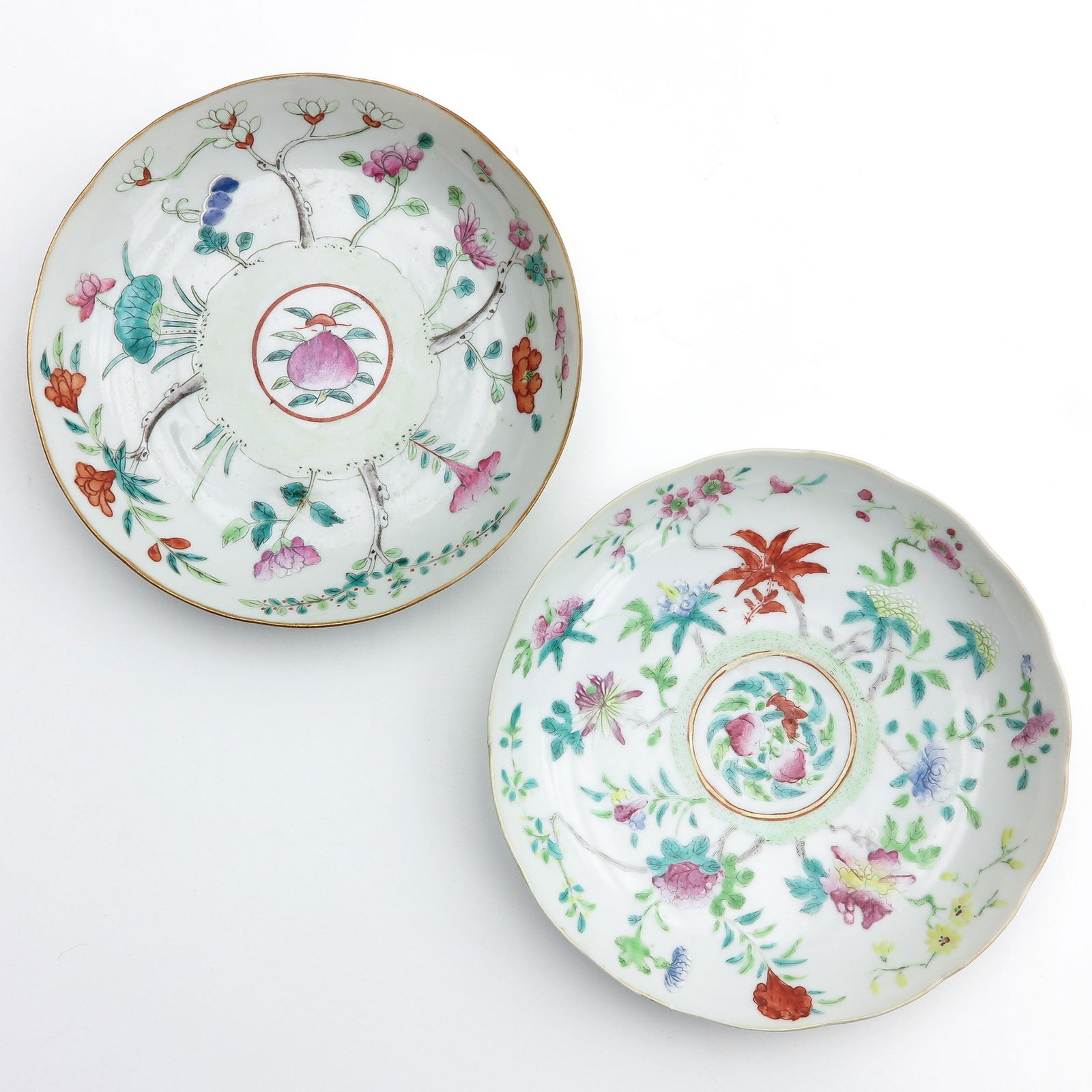 Two Famille Rose Plates (1 of 10)