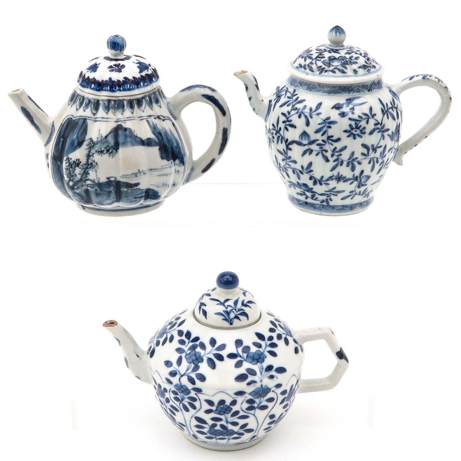 A Collection of Three Teapots (1 of 10)
